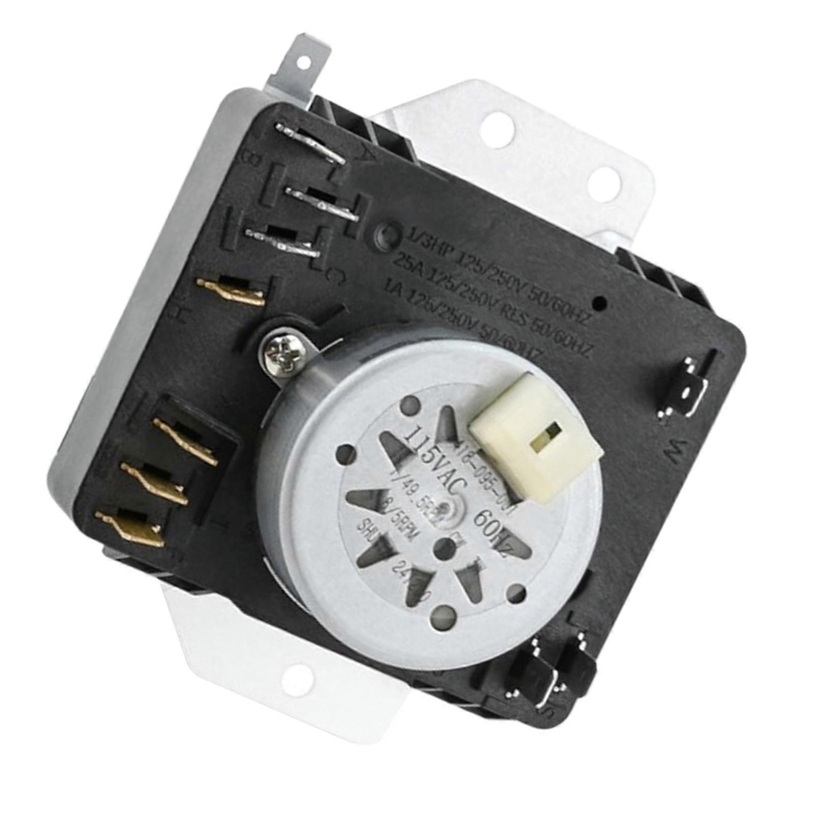 Energy Efficient Laundry Timer Metal Plastic Design Reduces Power Waste Precise Timing for WED4800XQO 7MWED1800EMO Multicolor