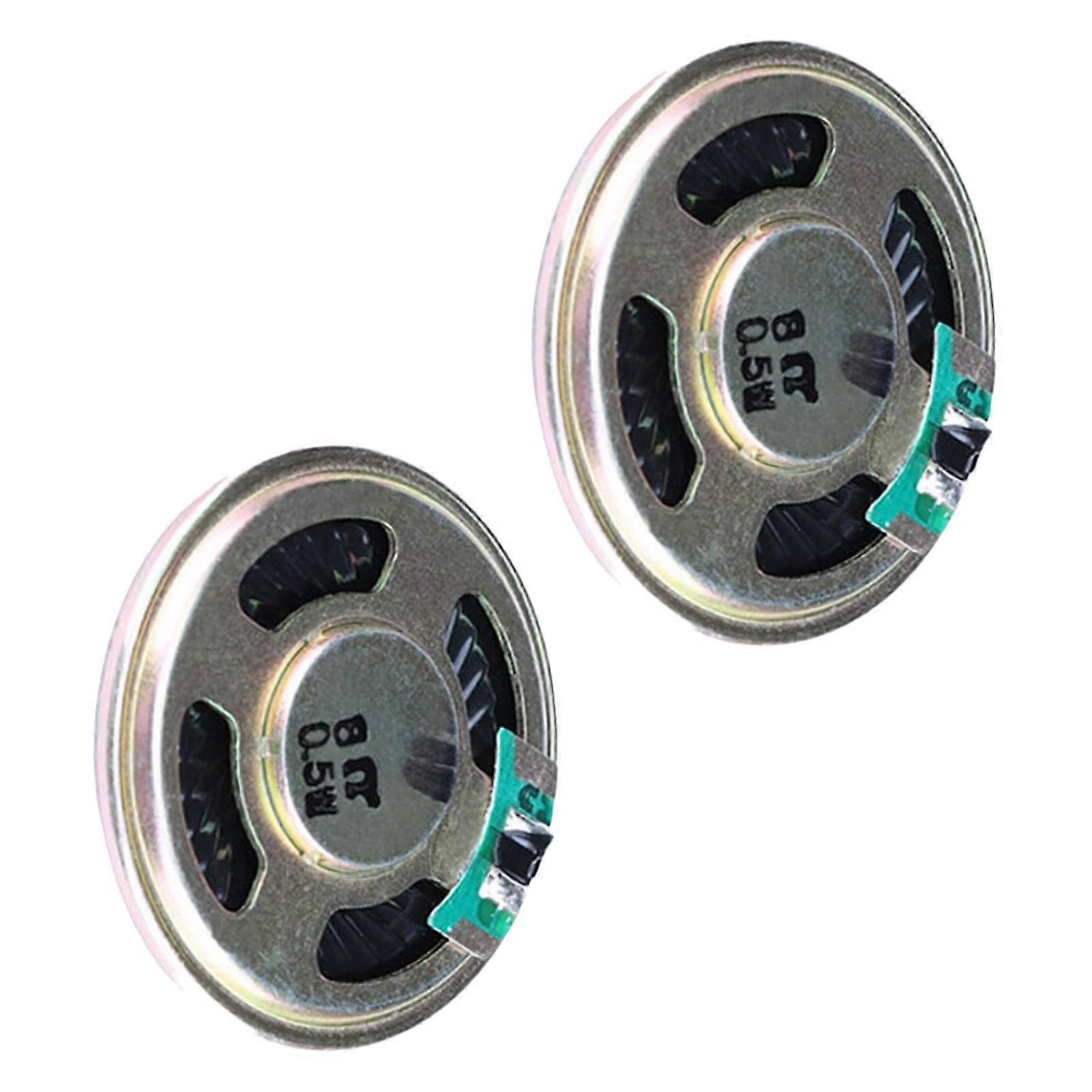 4CM 8Ω 0.5W Compactly Speaker Featuring Durability Metal Construction For Multiple Applications Multicolor