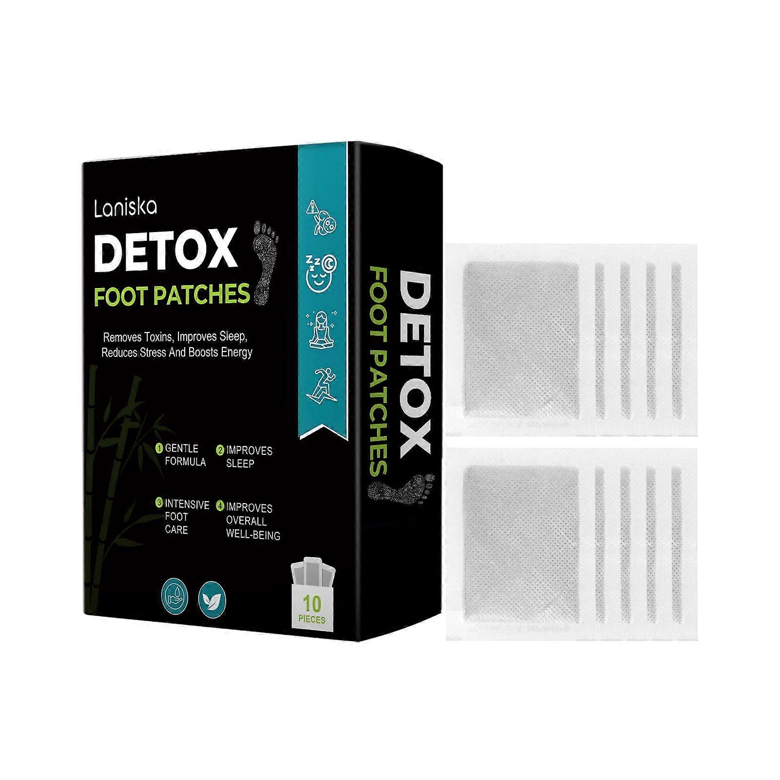 Laniska Herbal Foot Patches Feature A Lightweight Design That Boosts Foot Vitality. They Are Gentle And Comfortable, Suitable For Application At Night