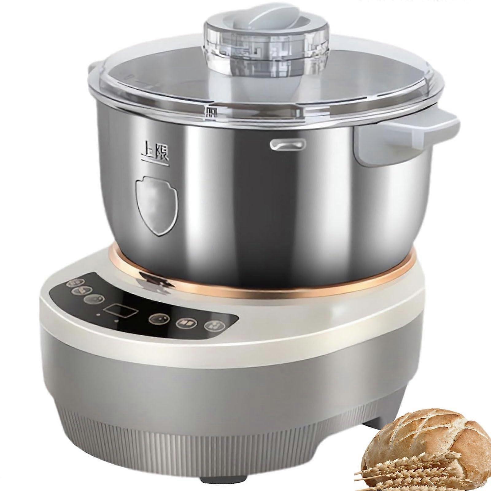 Dough Mixer 5L Stainless Steel With Fermentation Function, Touch Panel, Timer, Kneading Capacity For Kitchen Use