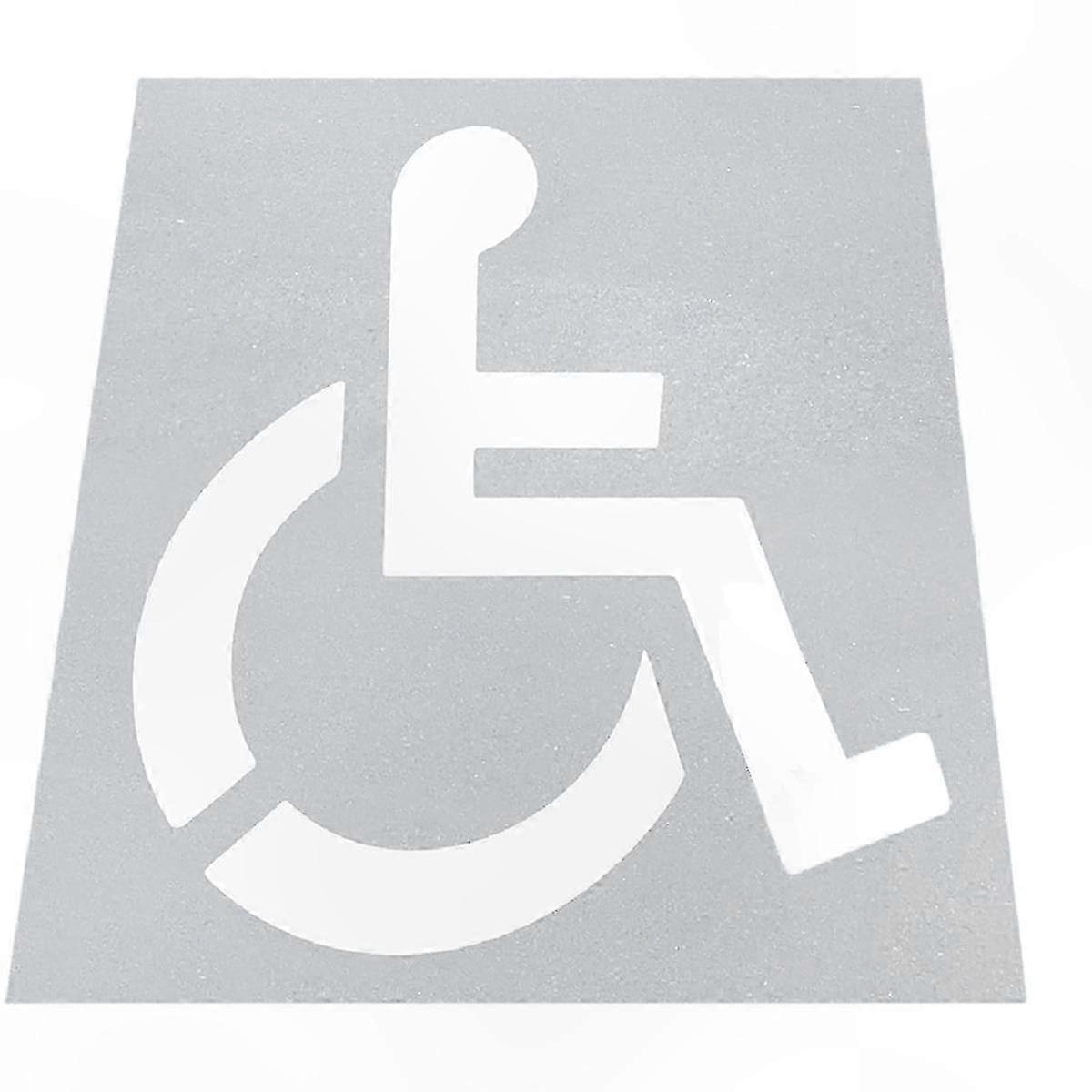 Reusable Silicone Stencil for Parking Signs, Foldable and Durable Design for Accessibility Markings HwyS