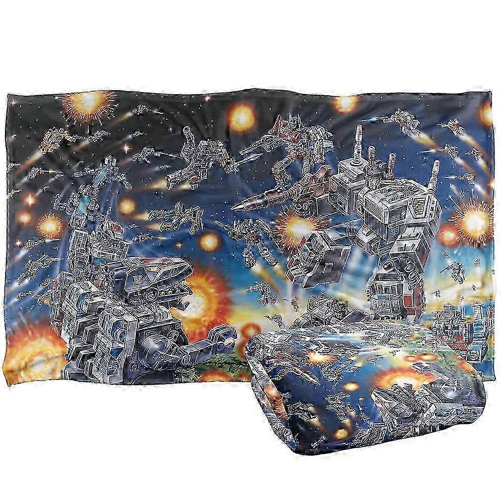 Transformers Decepticon Box Art Kuscheldecke aus seidig-weichem Material - fsgyde353