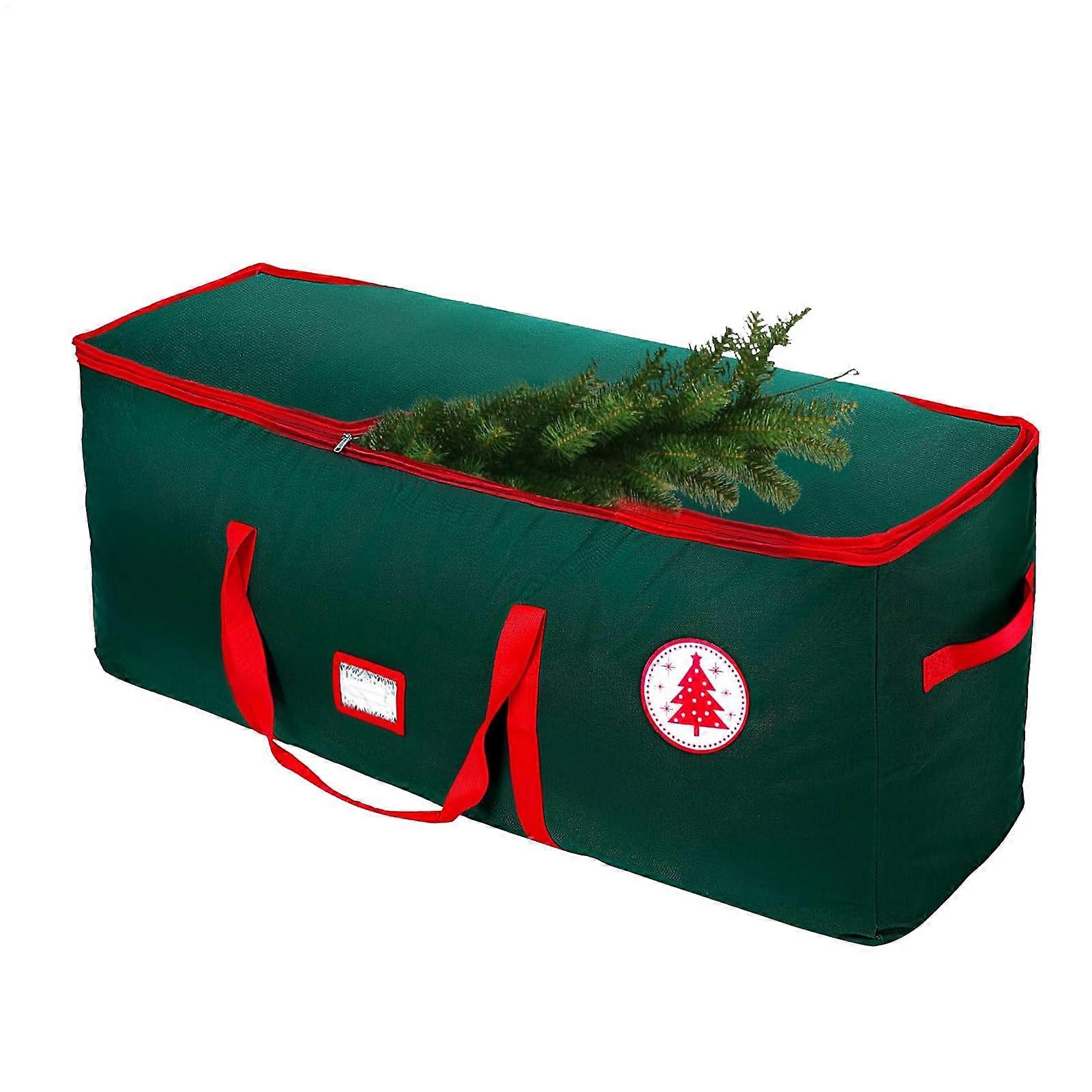 Christmas Tree Storage Box 600D Waterproof HeavyDuty With Handles Zipper Organizer Fits Up To 7.5Ft Tree