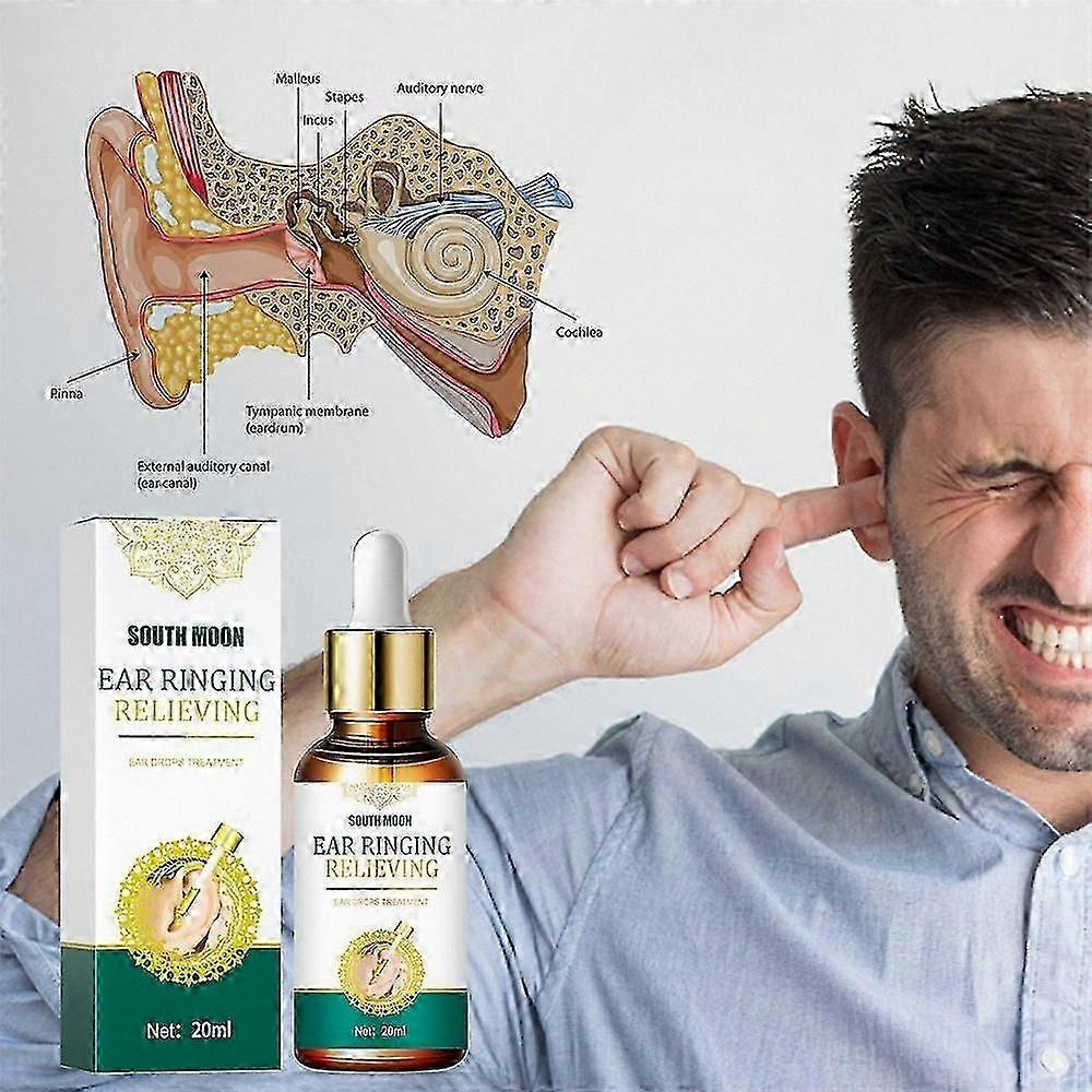 Tinnitus Relief Drops for Ringing Reduction and Ear Support Solution
