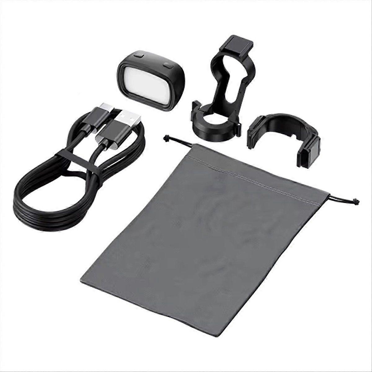 Magnetic Mini LED Light for 3 Rechargeable Vlog Selfie Light with 3 Color Modes Lighting for Video