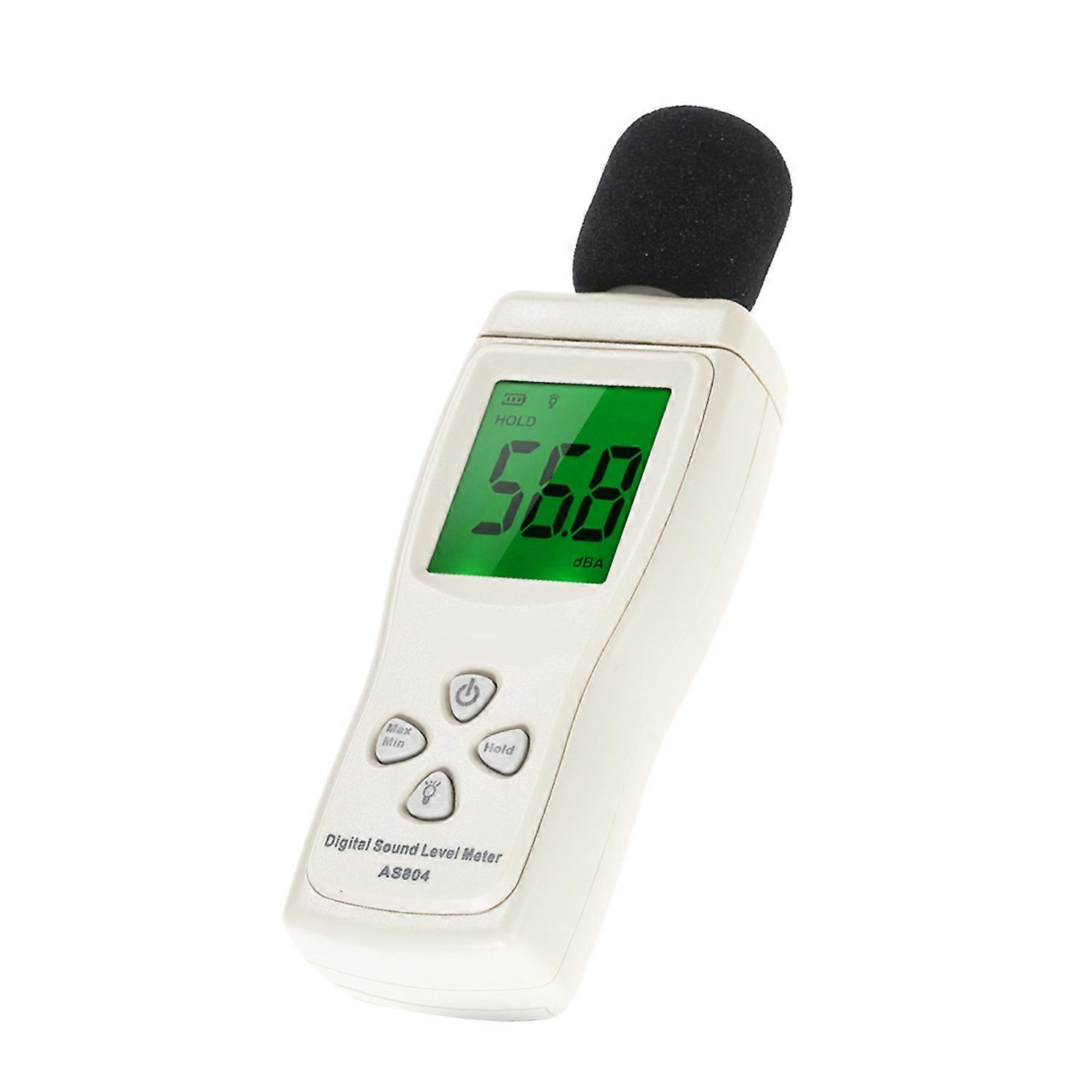 Mini Noise Meter 30dB to 130dBA LCD Backlight Display Portable Digital Sound Level Meter for Noise M