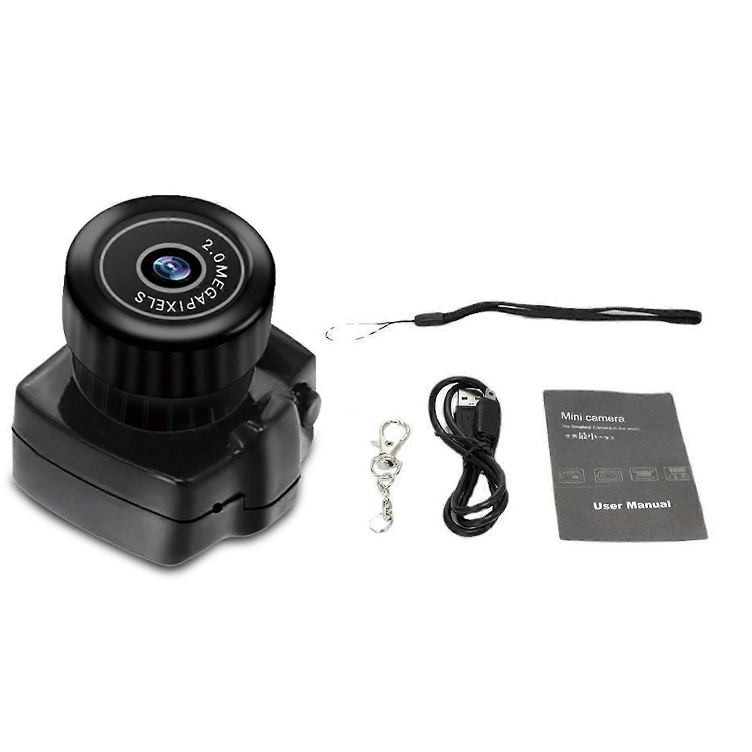 Action Camera HD 200 000 Pixel Small Action Camera with Rechargeable Battery for Photos Live Streami