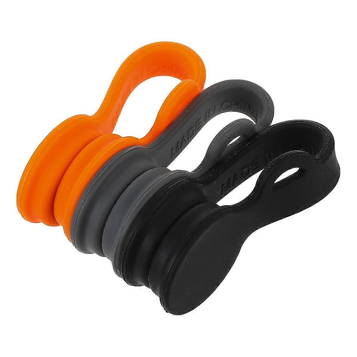 3pcs Magnet Cable Organizer Earphone Line Winder Silicone Cable Winder