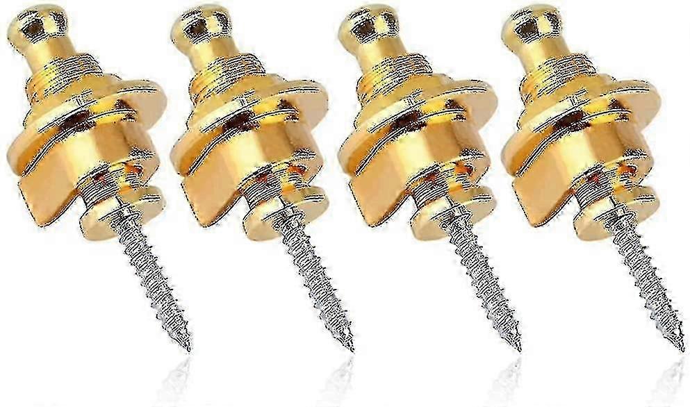 Bass Guitar Strap Lock with 4 Quick-Release Security Straps 2025