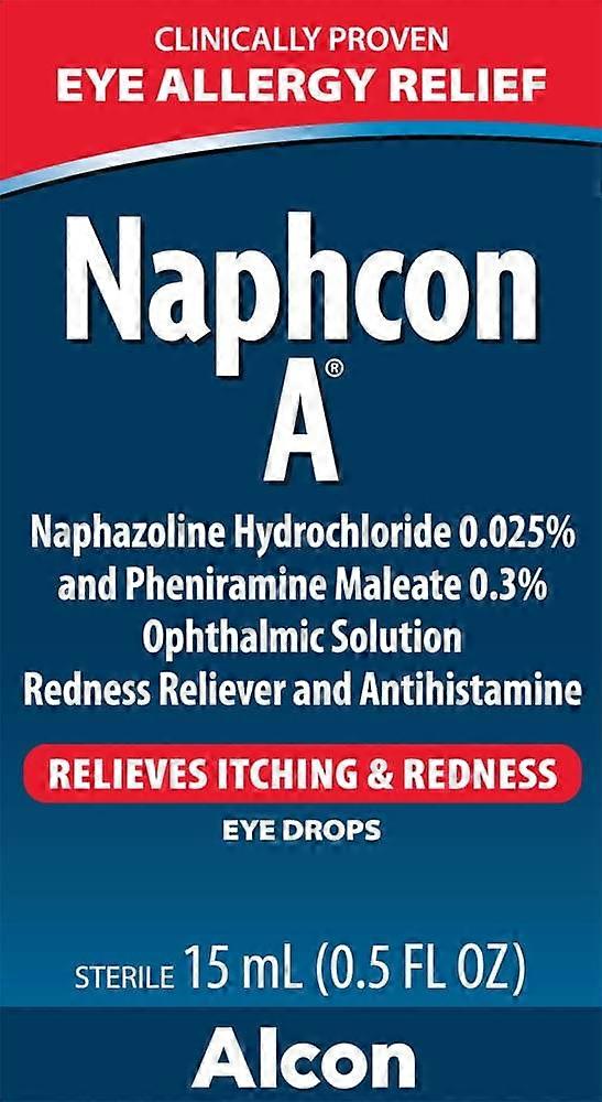 Alcon Naphcon-en øye allergi lettelse øyedråper, 0,5 Oz