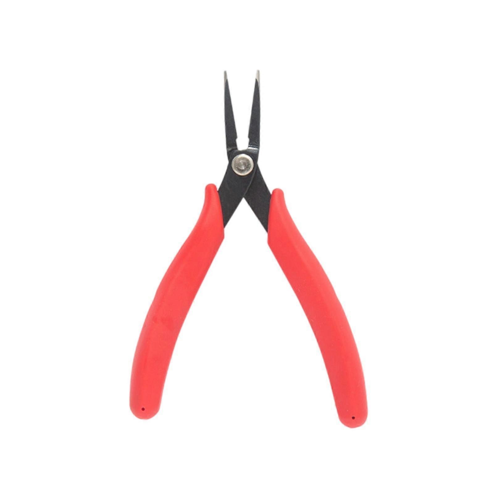 High Durability Carbon Steel Construction Slip Resistant Grip Long Nose Pliers Suitable For Precise Work In Tight Space Multicolor
