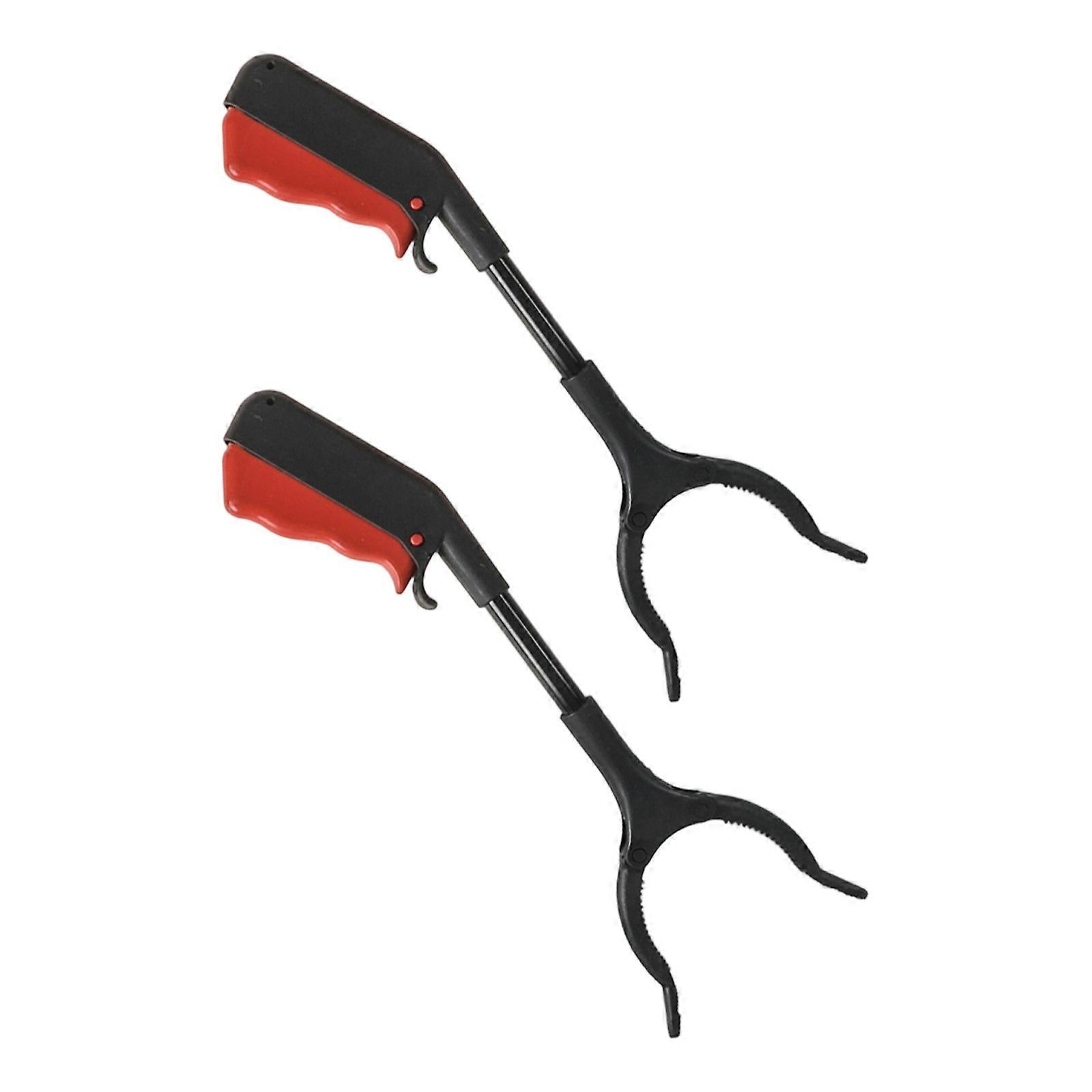 Handheld Garbage Reacher Trash Grabber 30cm Litter Pickers With Ergonomic Handle For Outdoor Waste Collection Multicolor