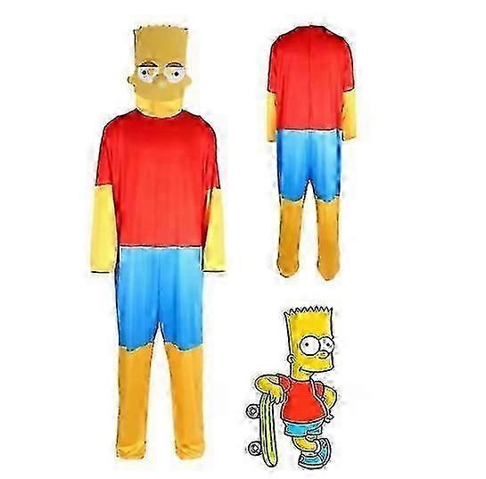 בנים בארט סימפסון תחפושות סרבלים ליסה מארג' הומר ומארג' קוספליי מסיבת יום הולדת שמלה מפוארת