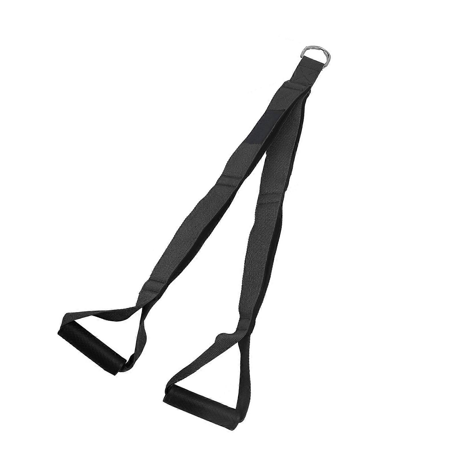 Versatile Gym Cable Attachments With 3 Grip Positions Ergonomic Tricep Rope Durability For Crosses Training Multicolor