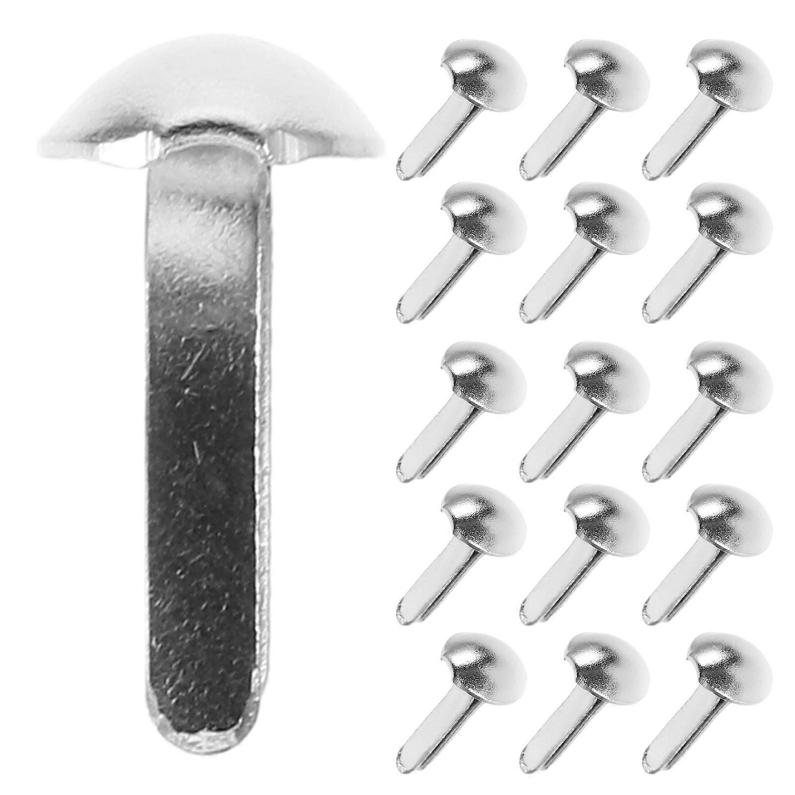 100Pcs Iron Skin Shadow Brads for DIY Puppet Making and Crafting