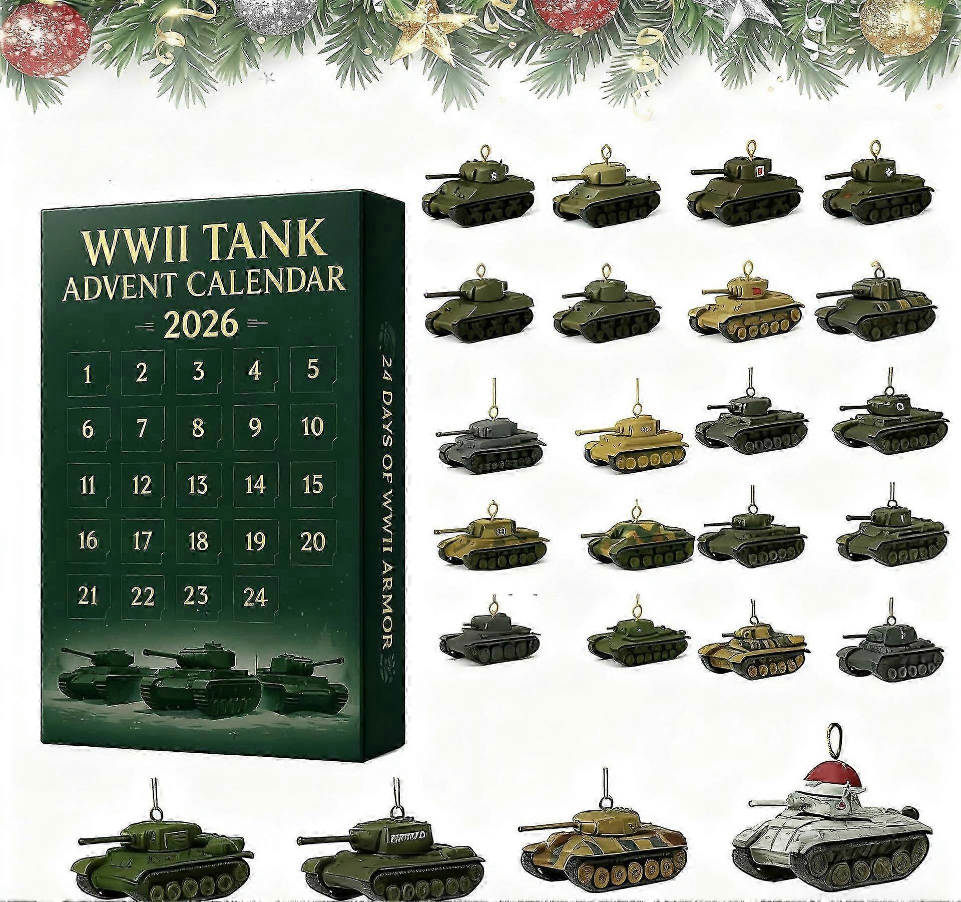WWII TANK Ημερολόγιο Advent Blind Box