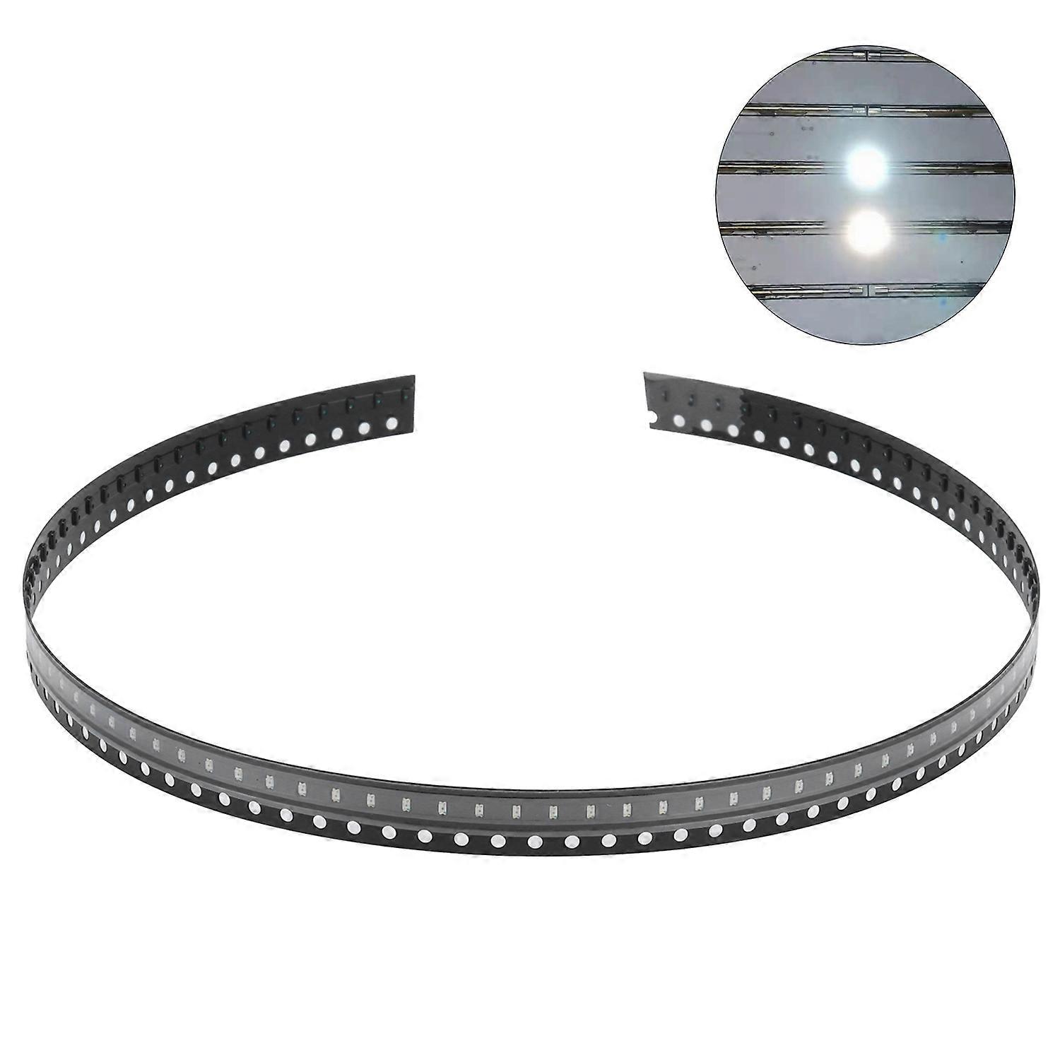 100Pcs SMD LED Diodes Electronic Components HighStrength Tiny Low Voltage for DIY PCB(Warm White )