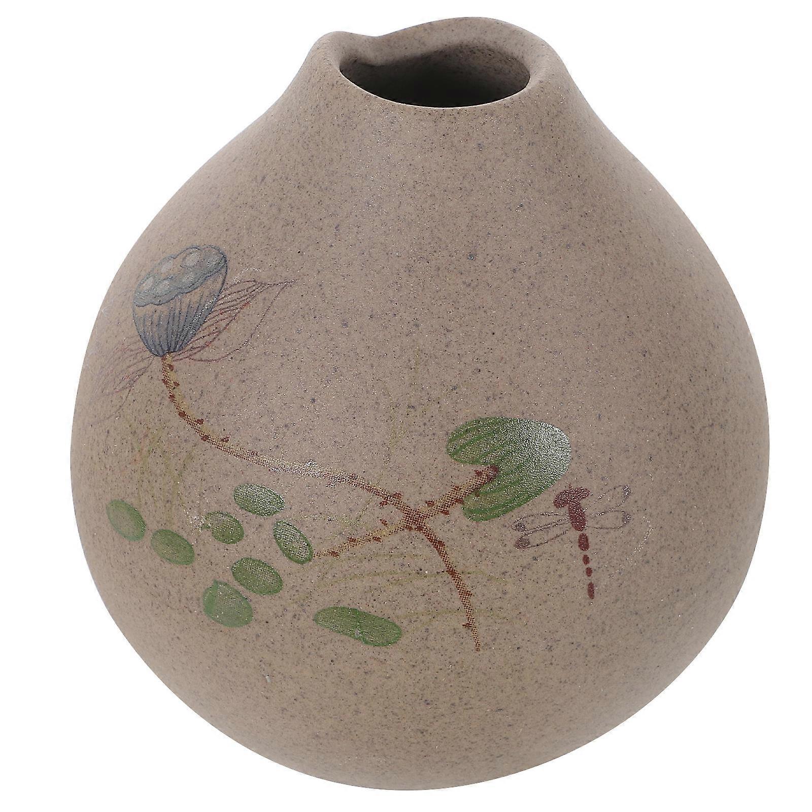 Tabletop Clay Vase Clay Vase for Flower Container