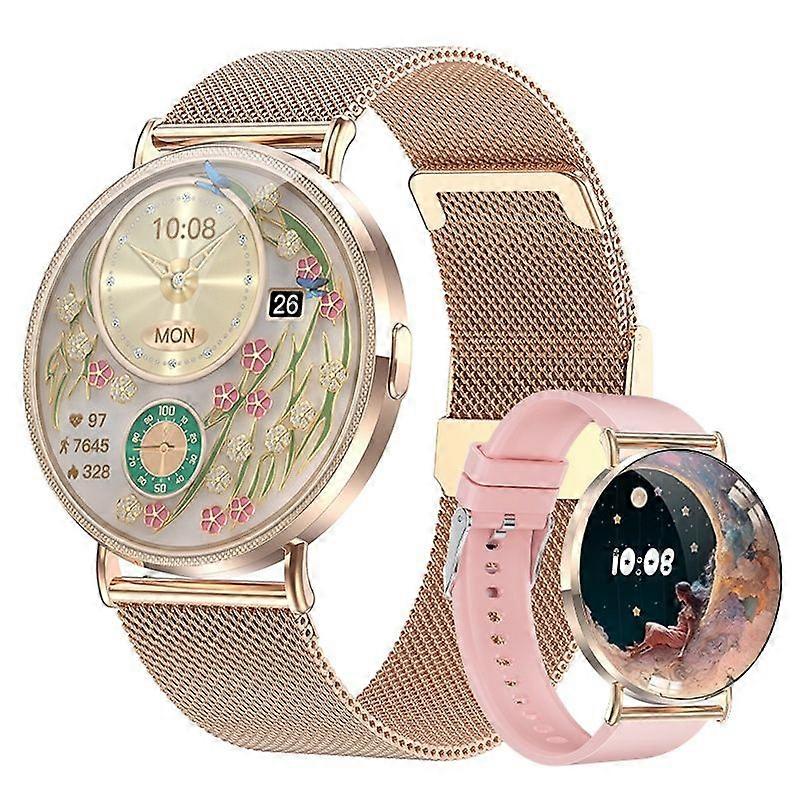 QS05 Smartwatch 1.32-inch AMOLED Ultra Clear Screen Fitness Tracker with SpO2/heart Rate/Sleep Tracking