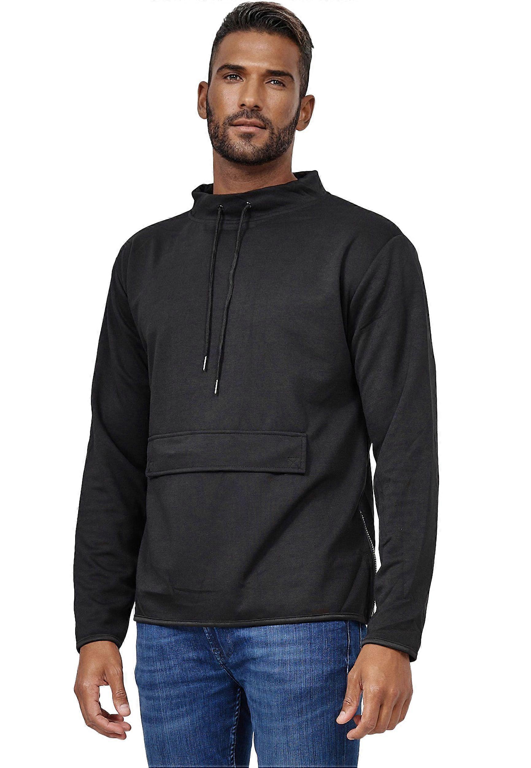 Herren Longsleeve Sport Sweatshirt Dünner Pullover Basic Sweater Zip
