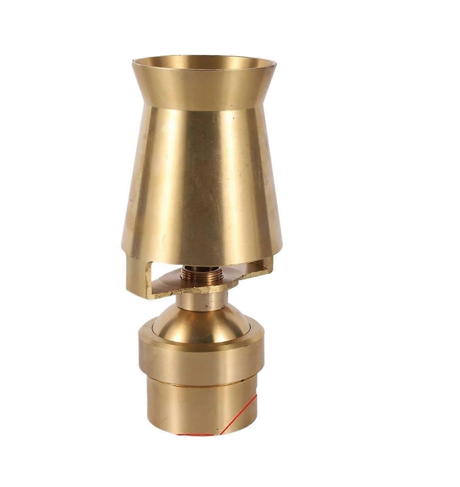 Adjustable Brass Fountain Nozzle 2 Inch with MultiPattern Spray Head for Garden Pond Water Feature