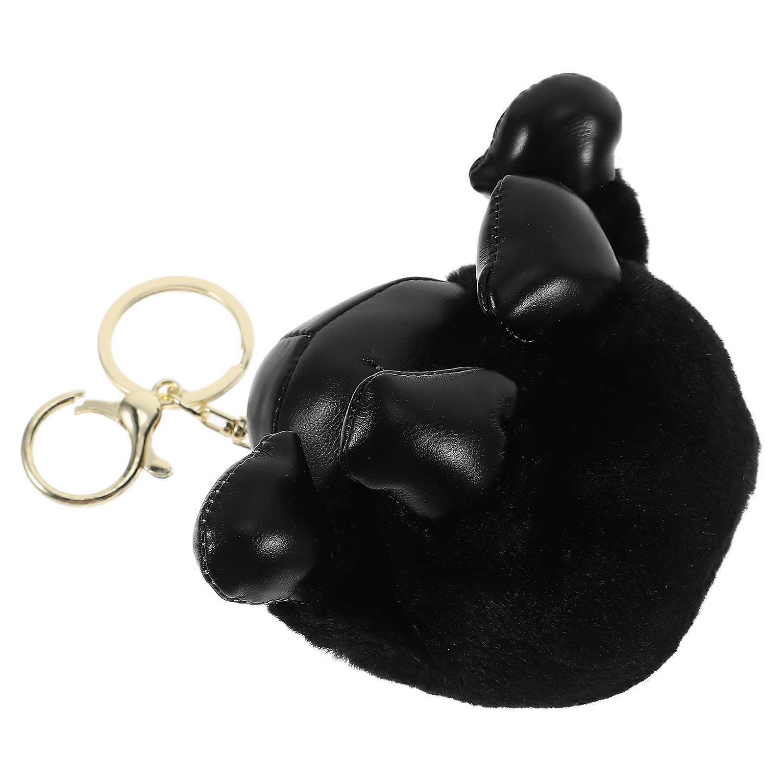 Charming Design Small Gorilla Plush Key Ring Key Accessory Daily Use Multi Color 1Pack