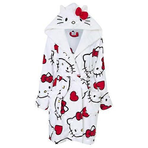 Hello Kitty Womens/Ladies 3D Ears Fleece Robe