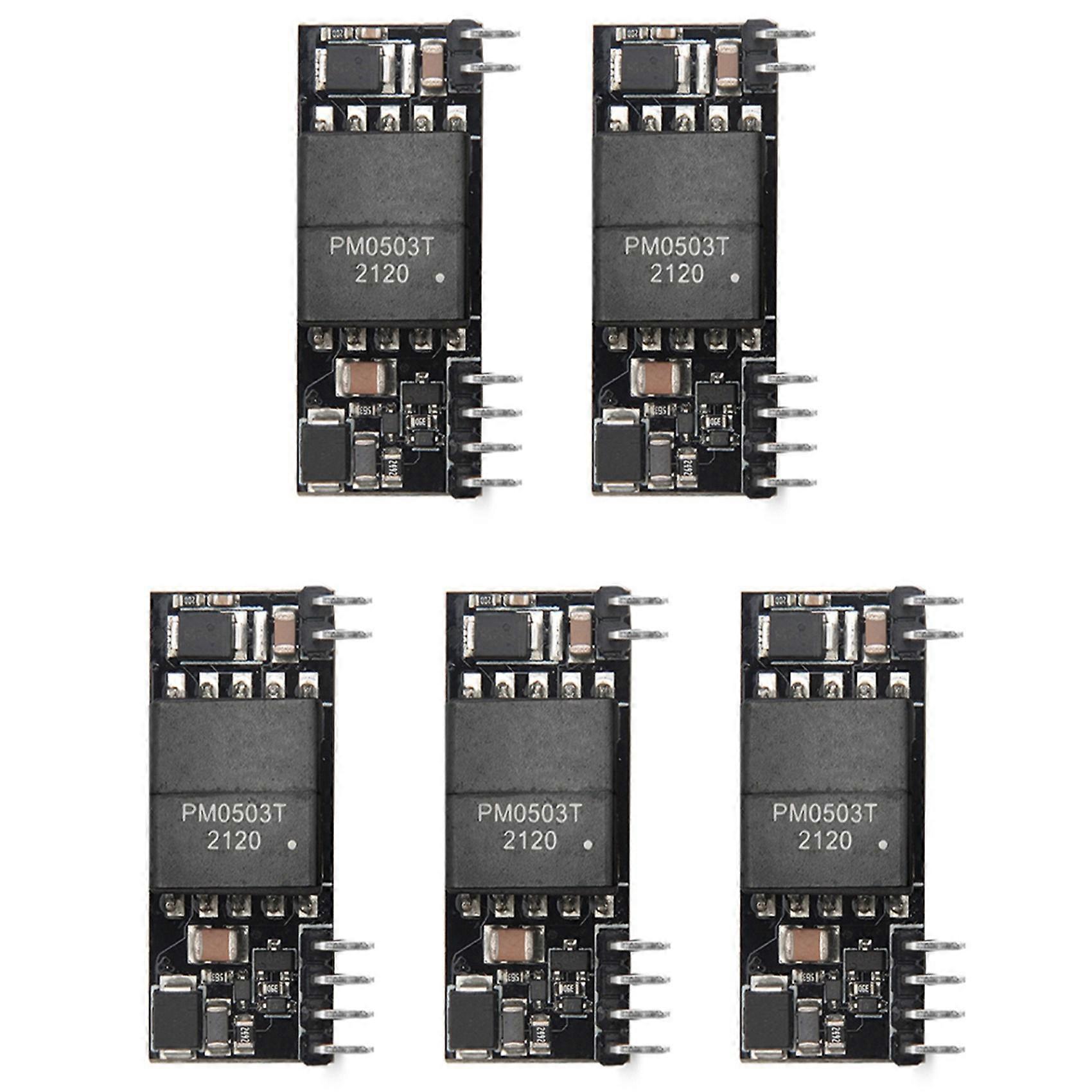5X DP1435 POE Module 5V 2.4A IEEE802.3Af Without Capacitance Supports 100M 1000M POE Module