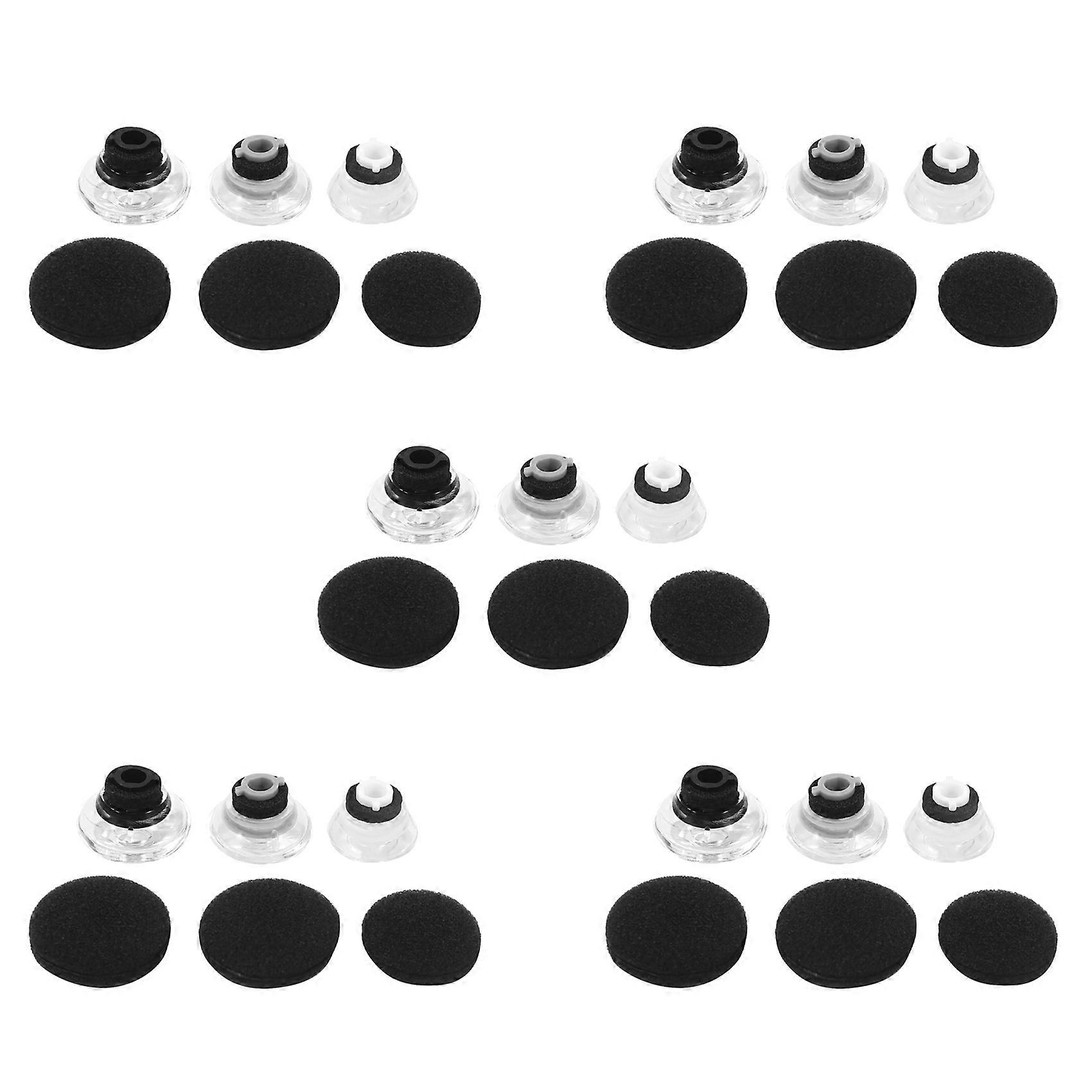 15-Piece Large, Medium and Small Replacement Earplug Gels for Plantronics Voyager Legend Eartip Kit