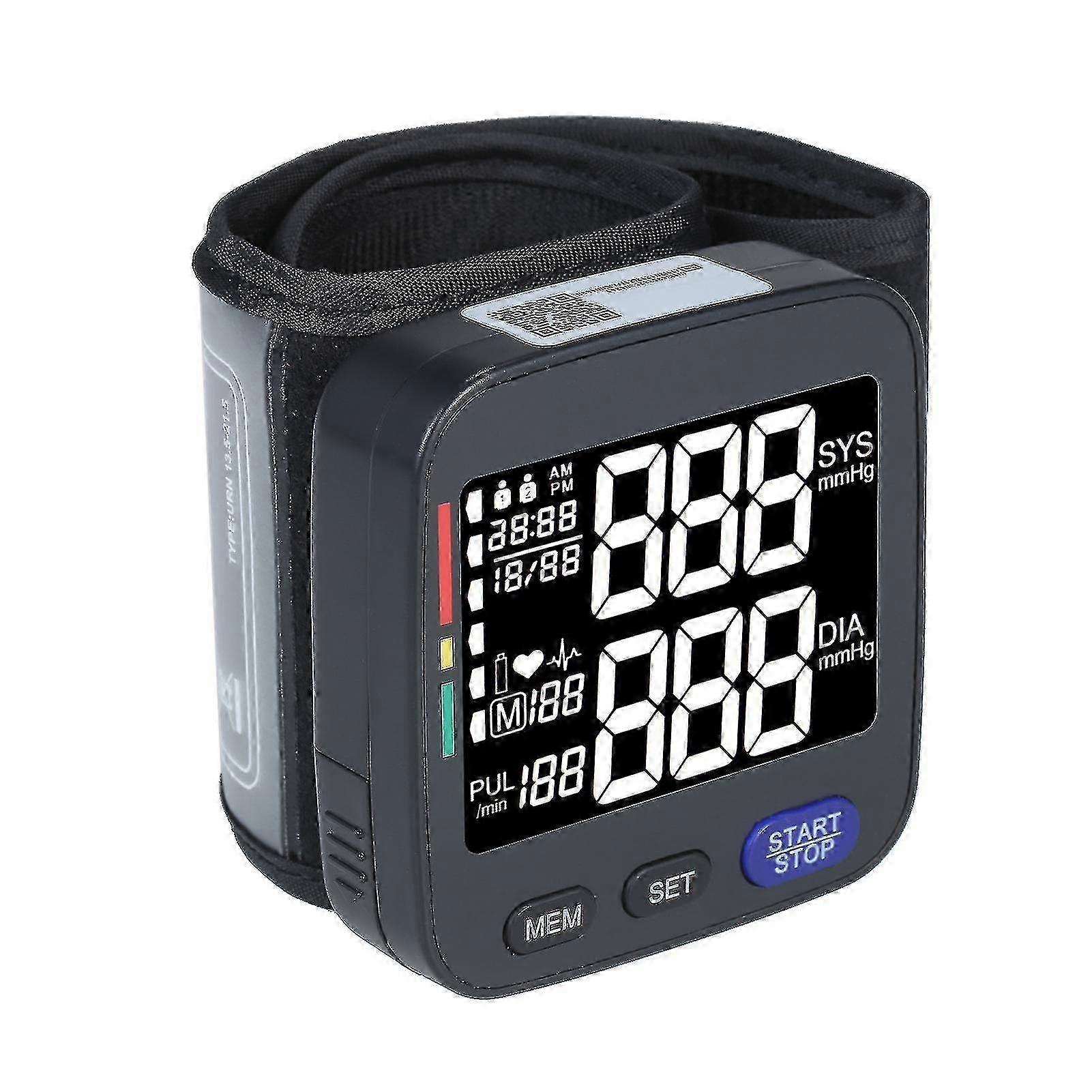 Automatisk handledsblodtrycksmätare Digital blodtrycksmätare hwyC