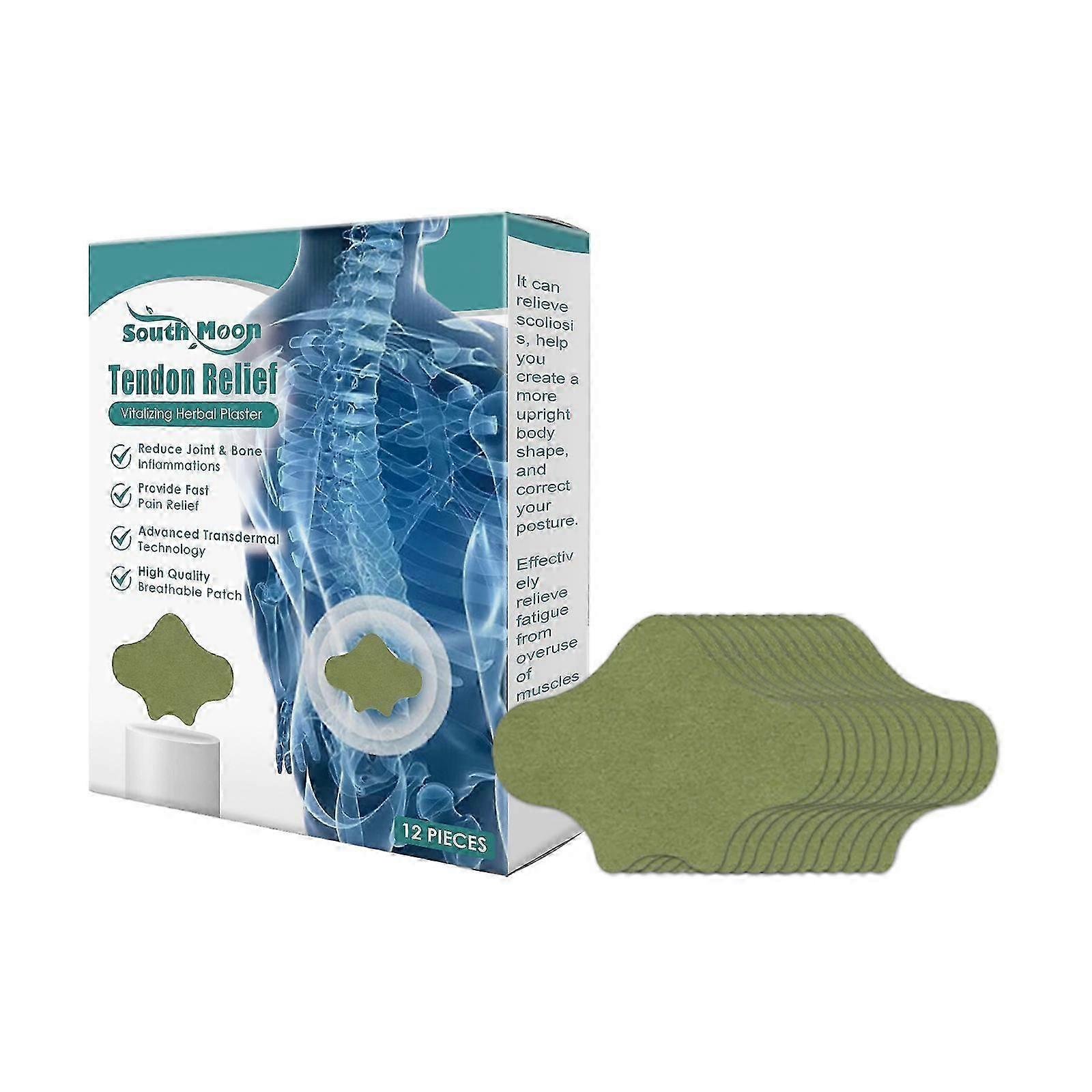 Herbal Plaster for Joint Pain Relief - Improves Flexibility & Comfort, 12pcs