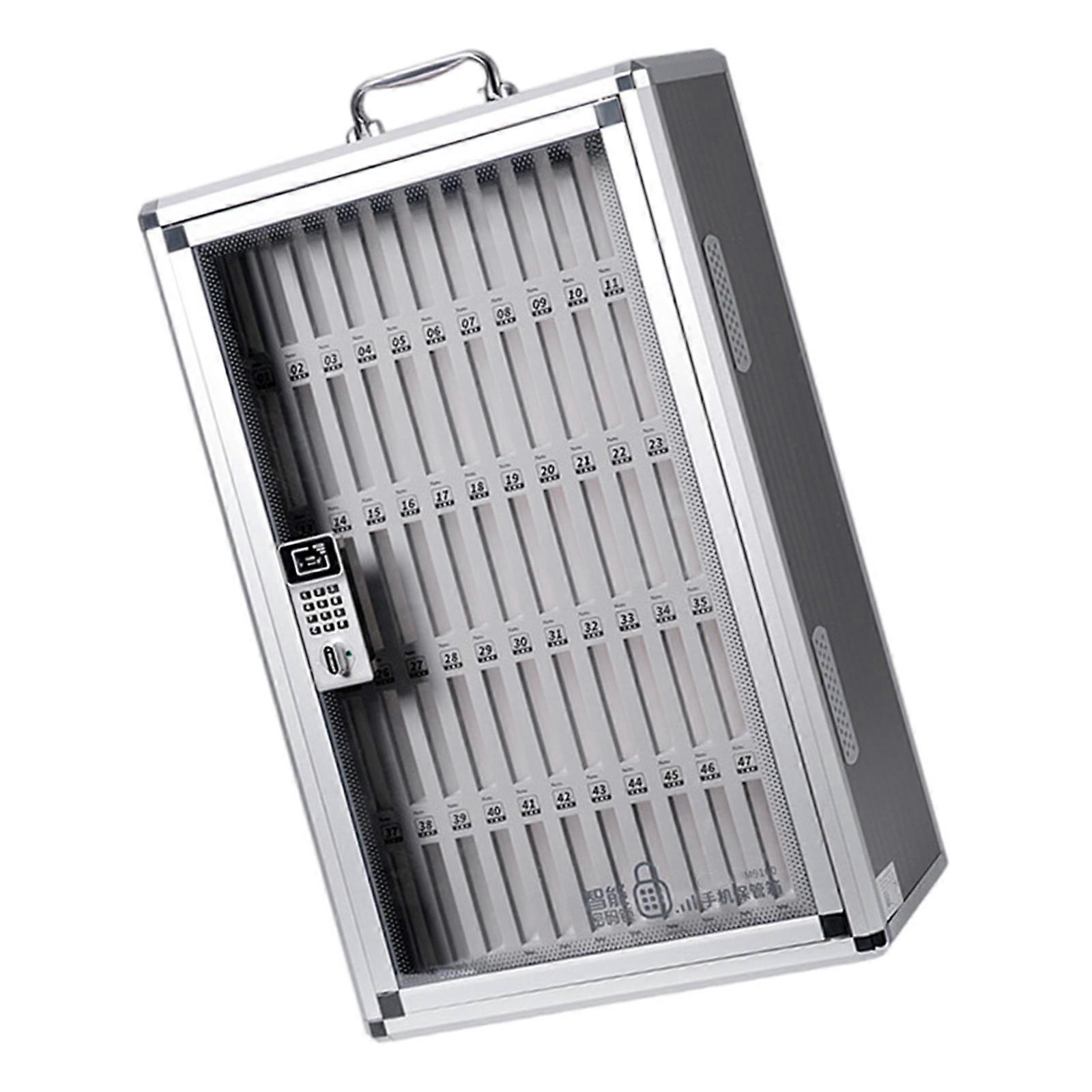 Portable Combination Lock Box for Phones Theft Proof Design Ergonomic Handle Suitable for Multiple Setting Multicolor