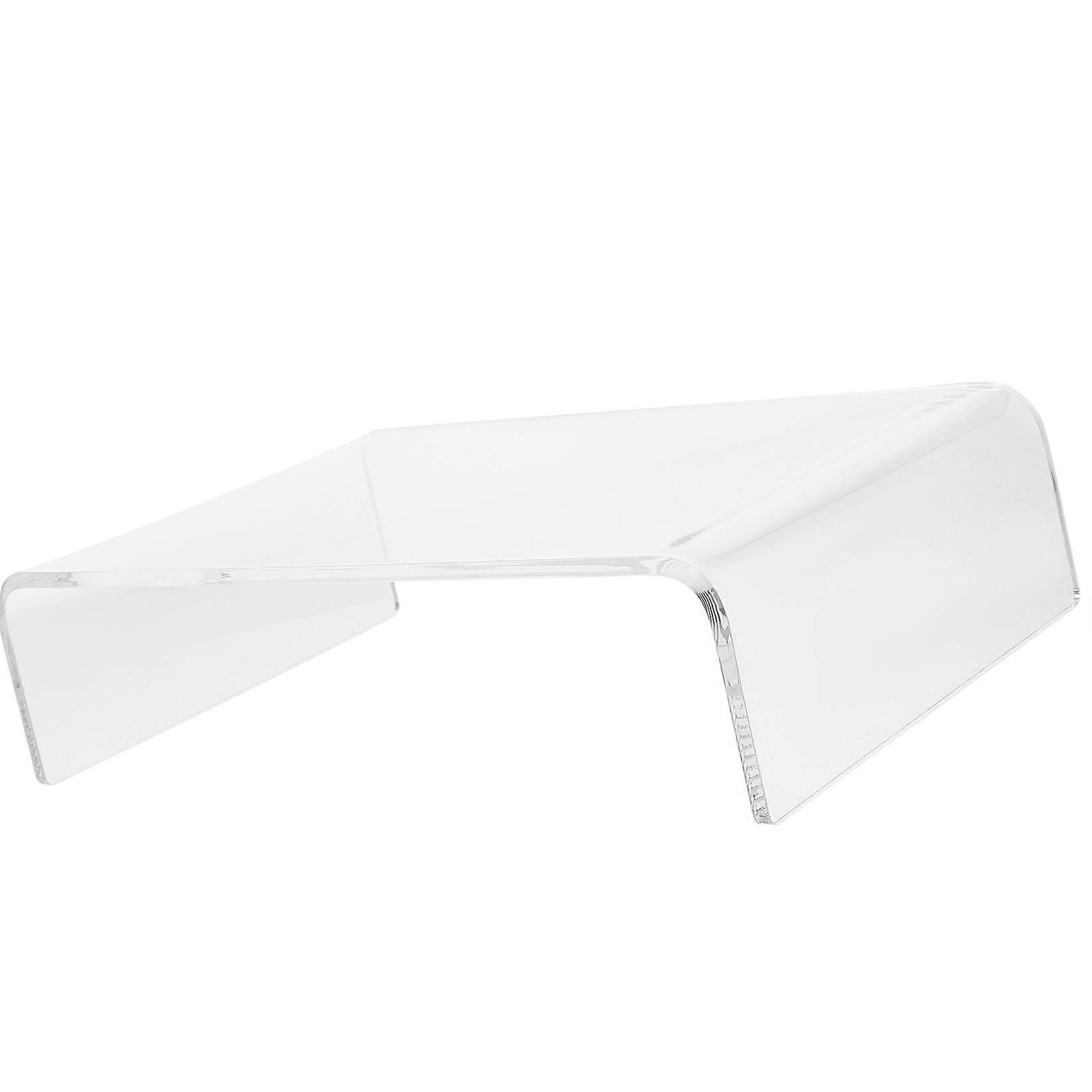 Acrylic Monitor Stand Riser for Displaying Transparent Computer Monitor Riser