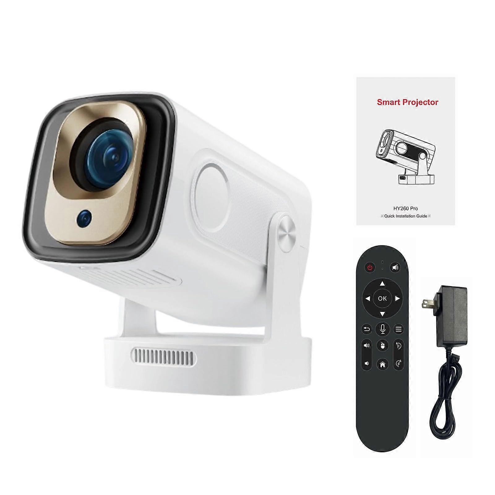 Portable Full HD 1080p Mini Projector with Auto Focus and 180 Degree Adjustable Projection