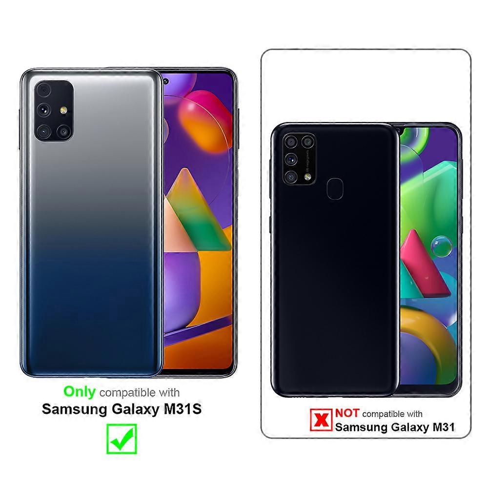 3x Samsung Galaxy M31s προστατευτικό οθόνης ταινιών δεξαμενών