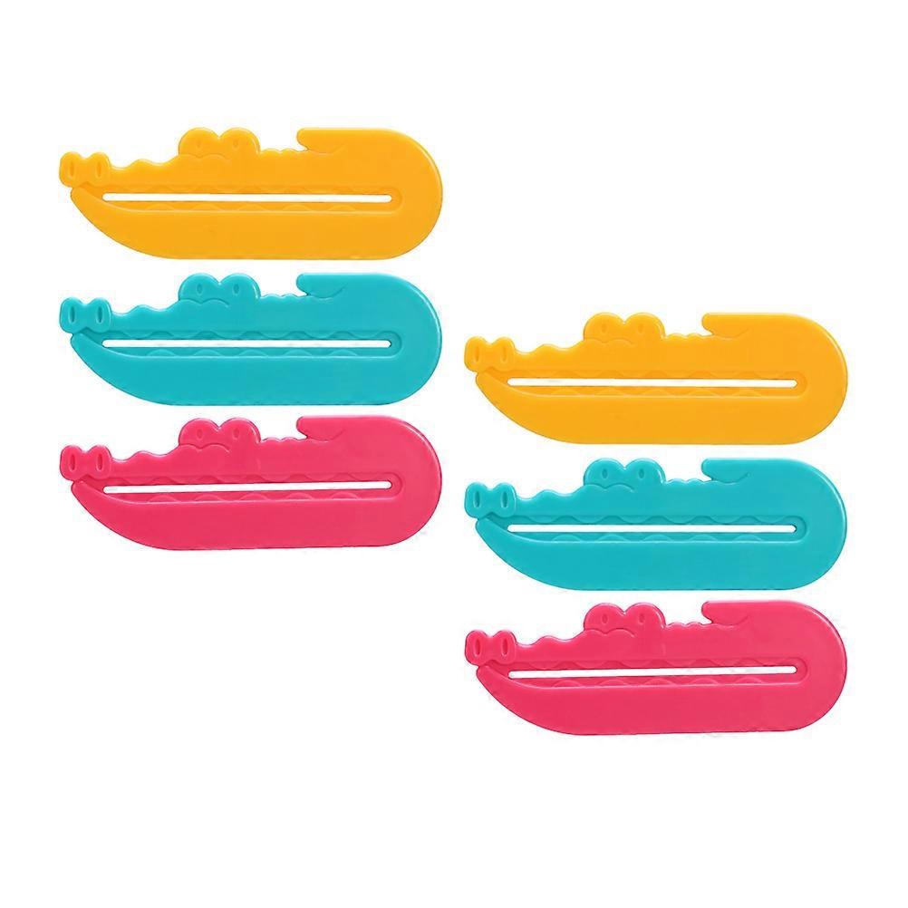 Toothpaste Rolling Squeezer Crocodile Shape Toothpaste Squeezers for Squeezing 12Pcs