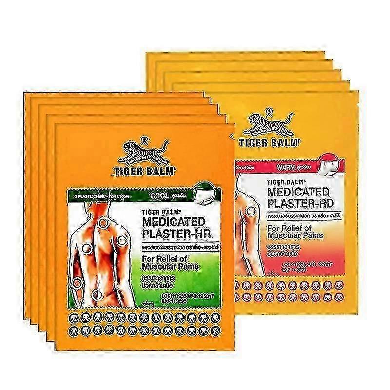 10 Beutel rot/grünes Tiger Balm Patch