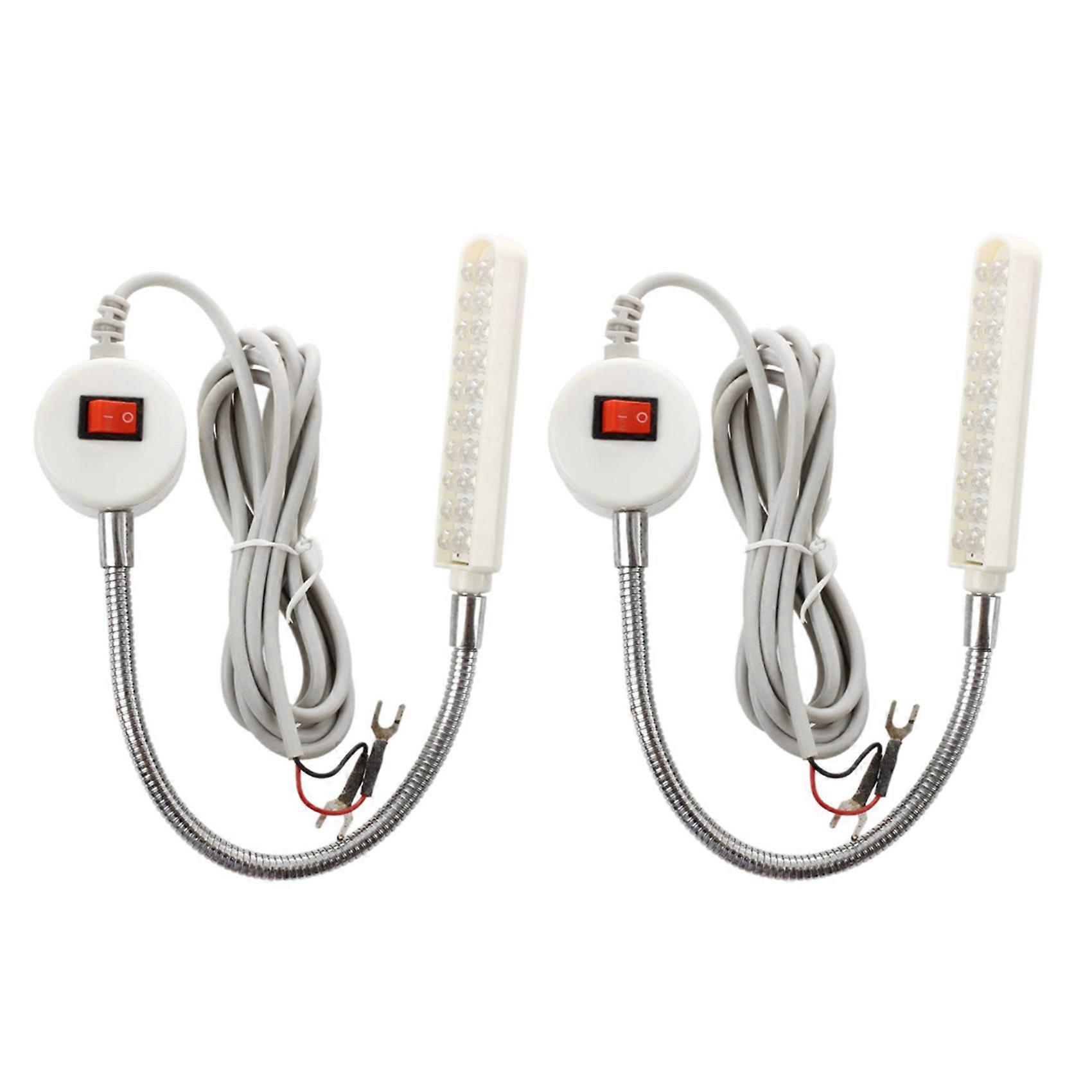 2X 20 LED 220V Sewing machines working lamp Magnetic type LED light