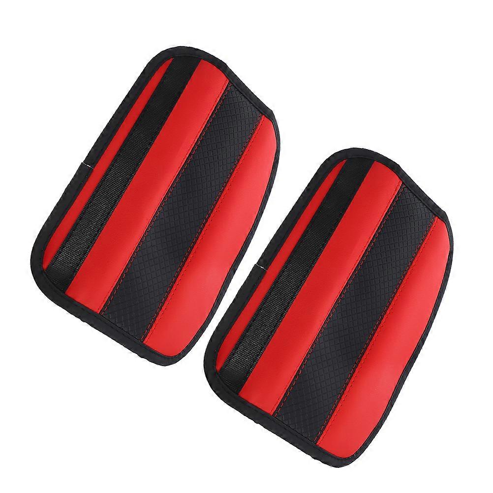 PU Seats Strap Covers Cushion for 2Pcs Shoulder Pads
