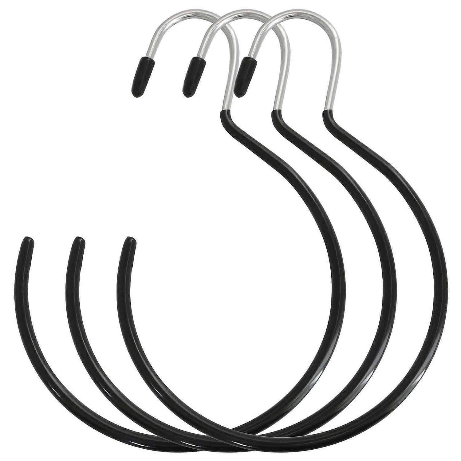 Closet Organizer Scarf Hanger Set, NonSlip Metal Hooks SpaceSaving RustResistant Design