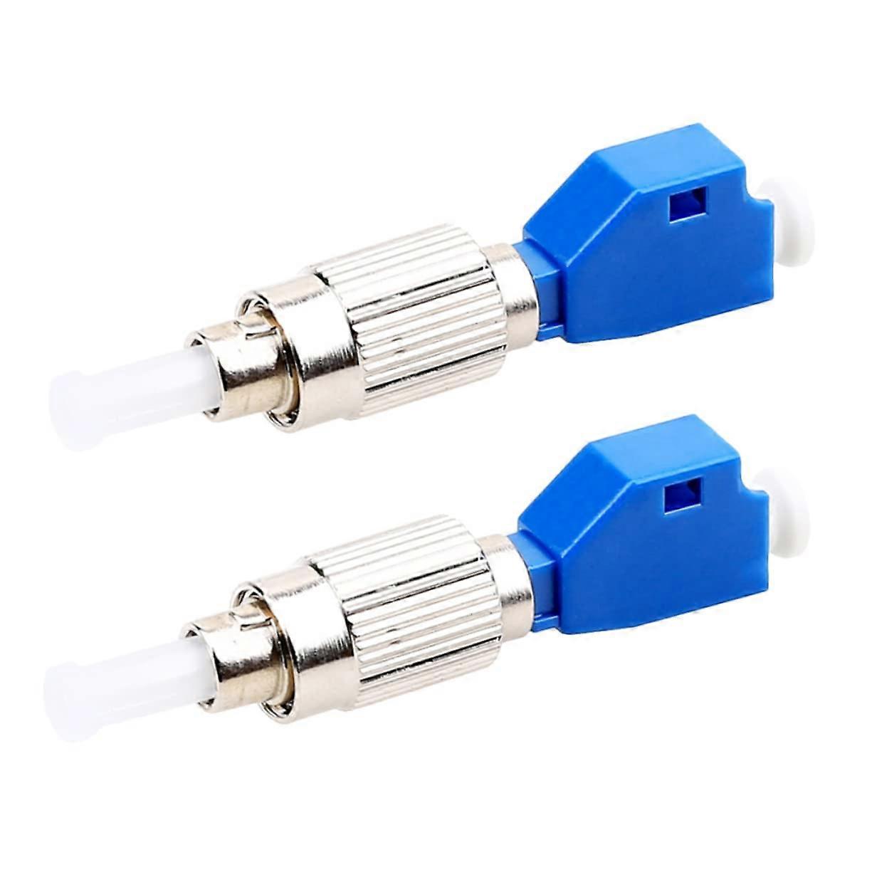 Fiber Optic Adapter 4Set Pack  Precision CeramicMetal Hybrid Construction Visual Fault Converter Cable 2 Pieces