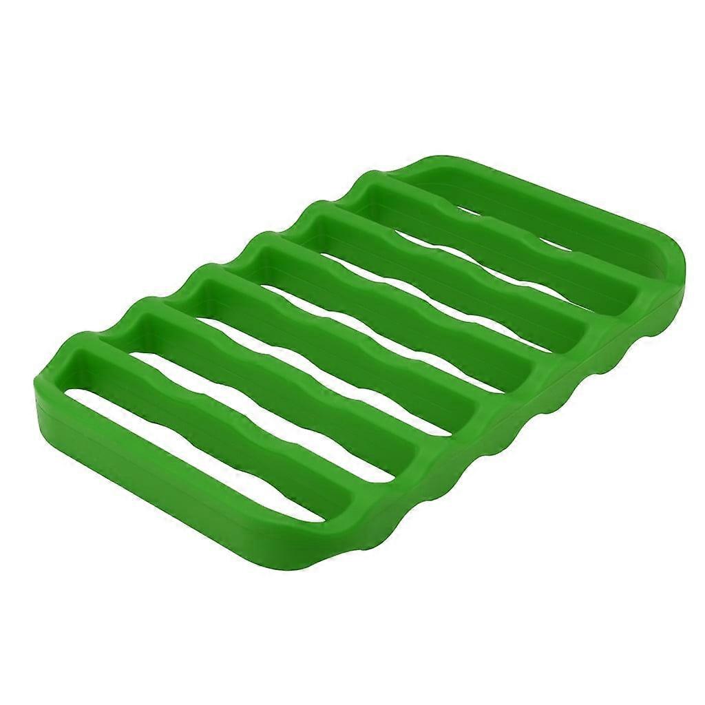 amousa Rectangle Silicone Roasting Rack Cook Trivet Oven Baking Rack For Cooking Steam