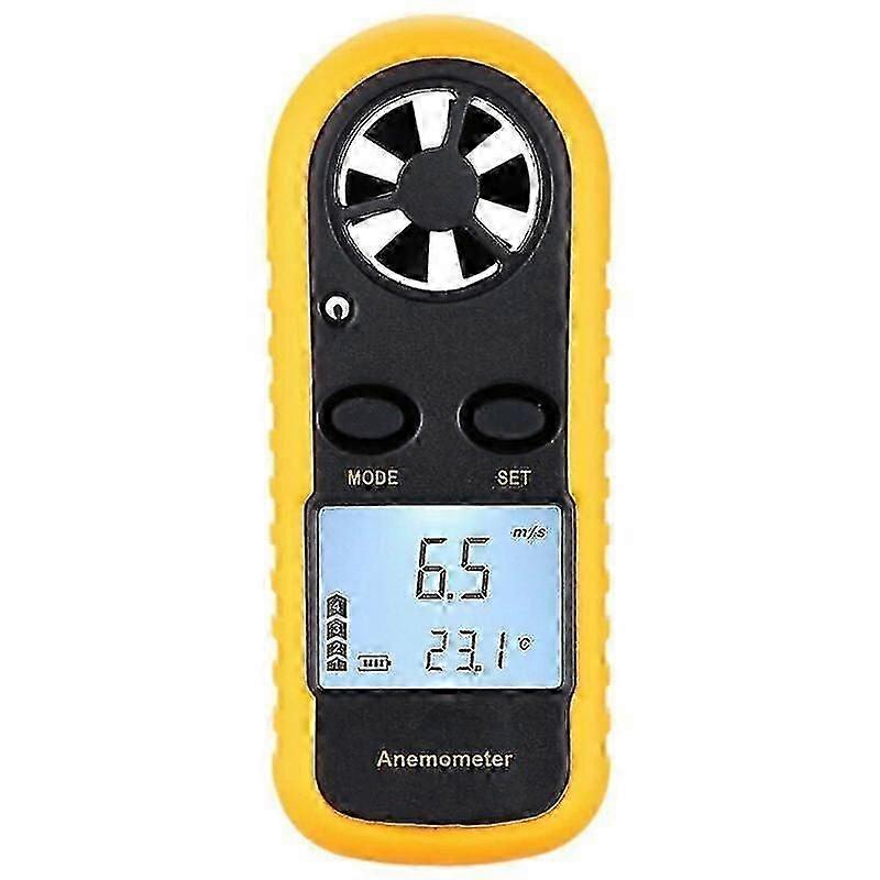 Digital Anemometer The anemometer can measure wind speed and temperature without battery delivery