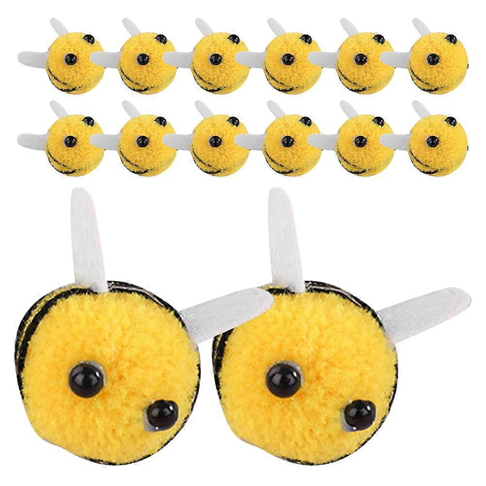 Mini Felt Bees Wool Felt Bee Decoration for DIY Crafts 150Pcs Kit