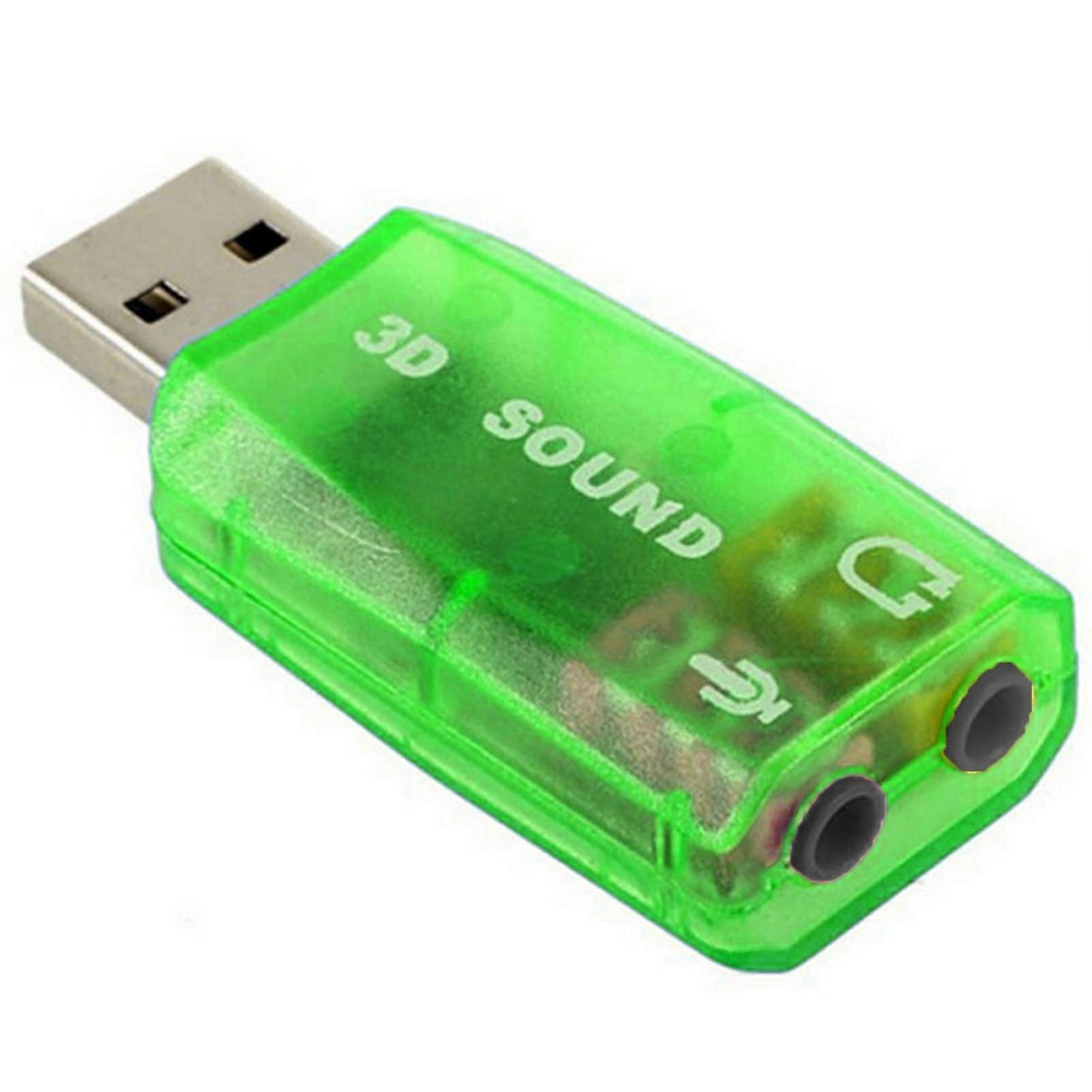 External Sound Card Portable Driver Free 3.5mm Input 5.1 Channel Audio Converter For Desktop