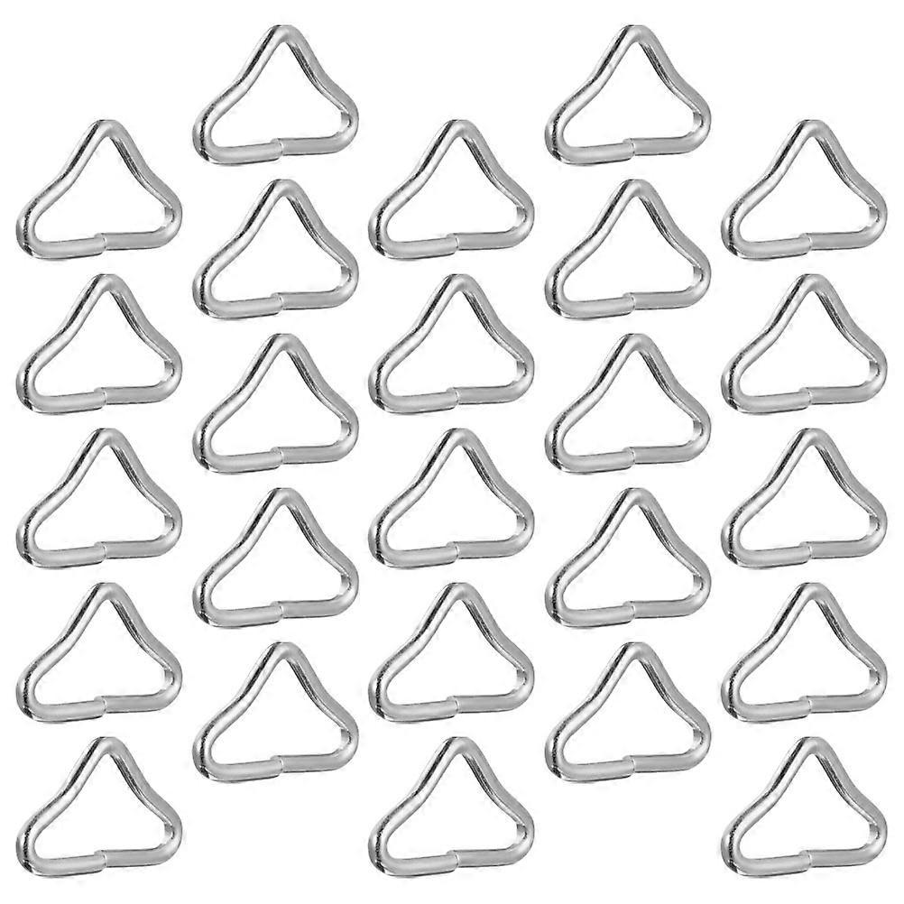 Trampoline Mat V Ring Buckle for Heavy Duty Replacement 48Pcs Silver