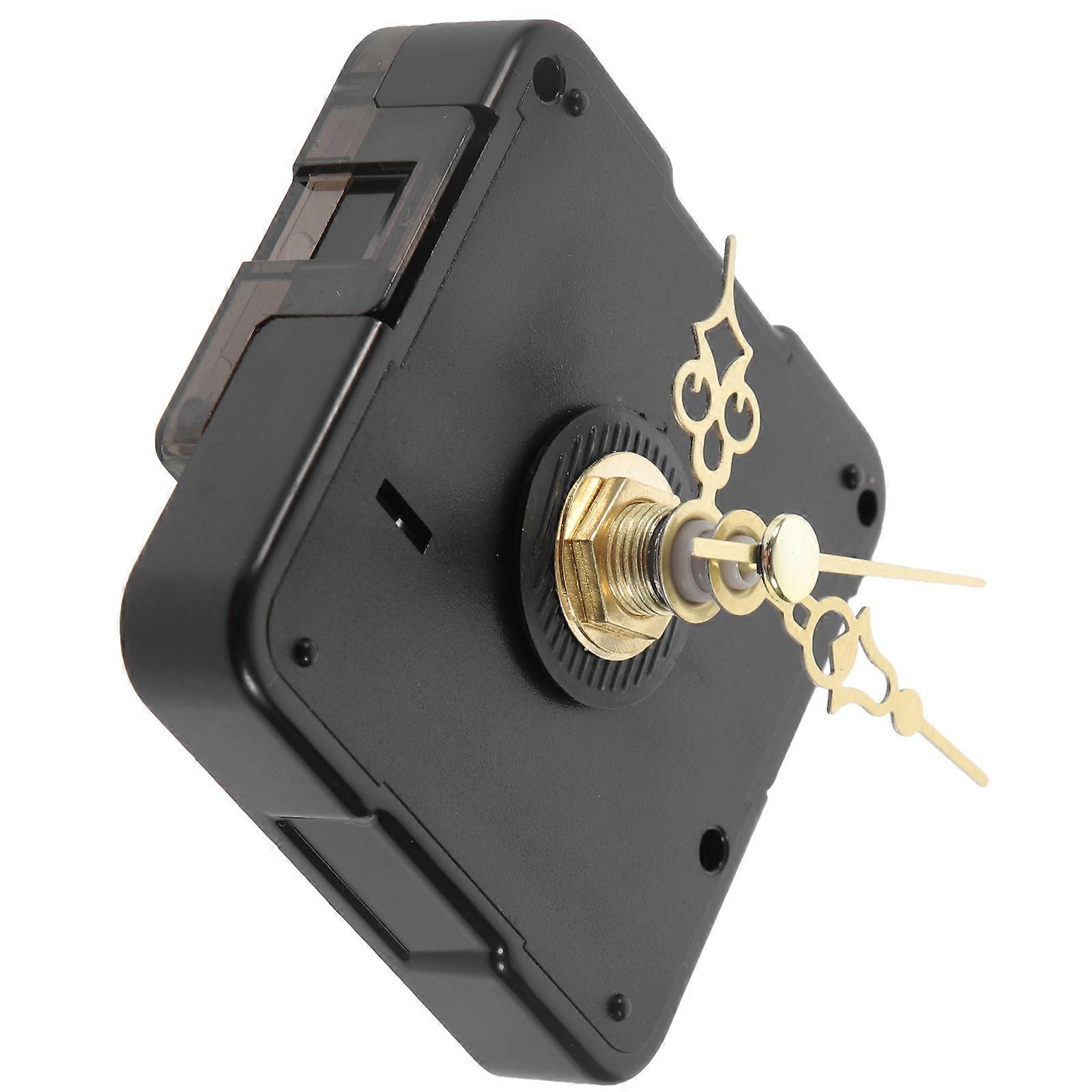Stable DIY Clock Movement Clock Mechanism for Replacement 1Set in Golden Plastic