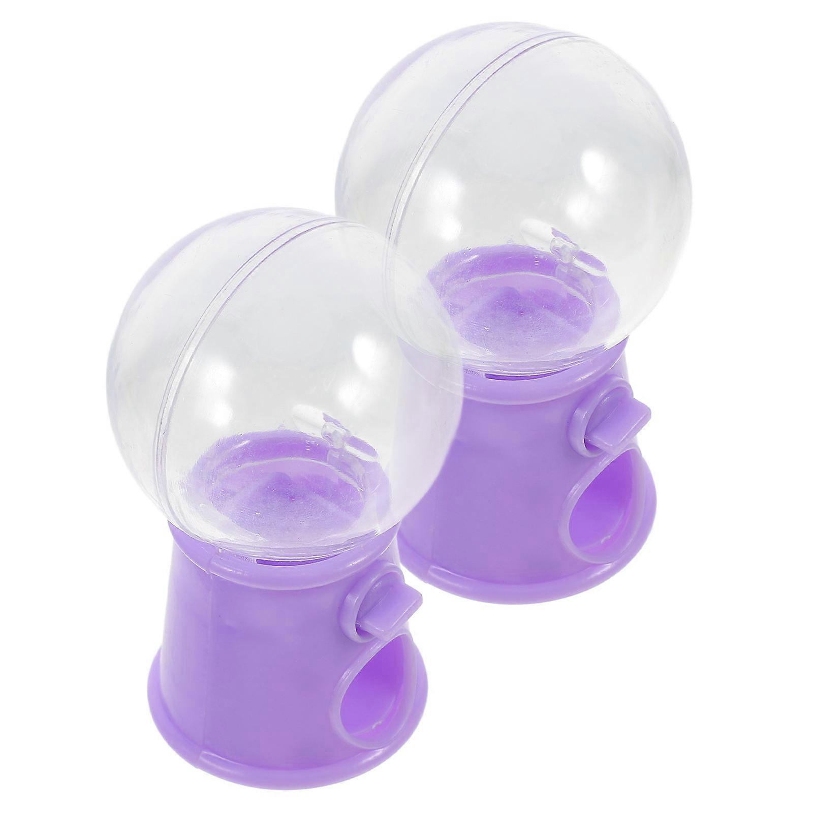 Purple Candy Machine Gumballs Dispenser for Creative Play 2Pcs