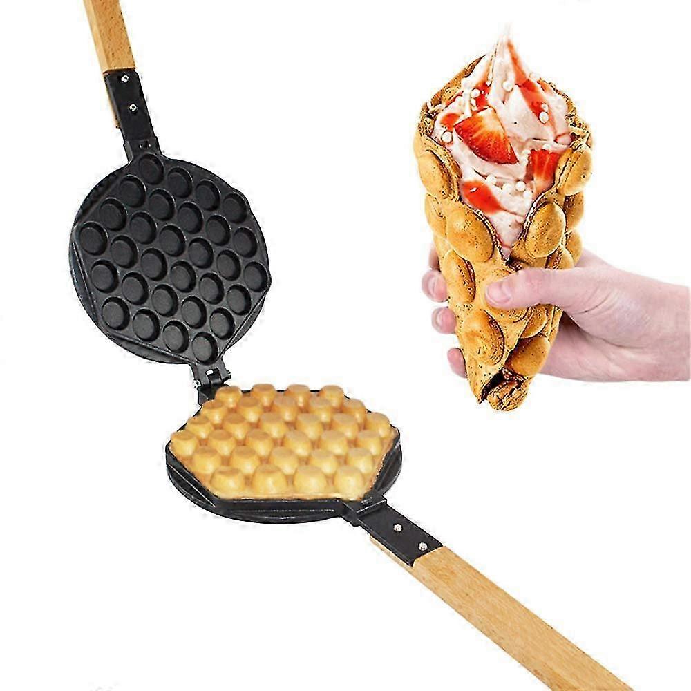 Professional Rotated Nonstick Bubble Waffle Maker for Puffle Waffles 25-26