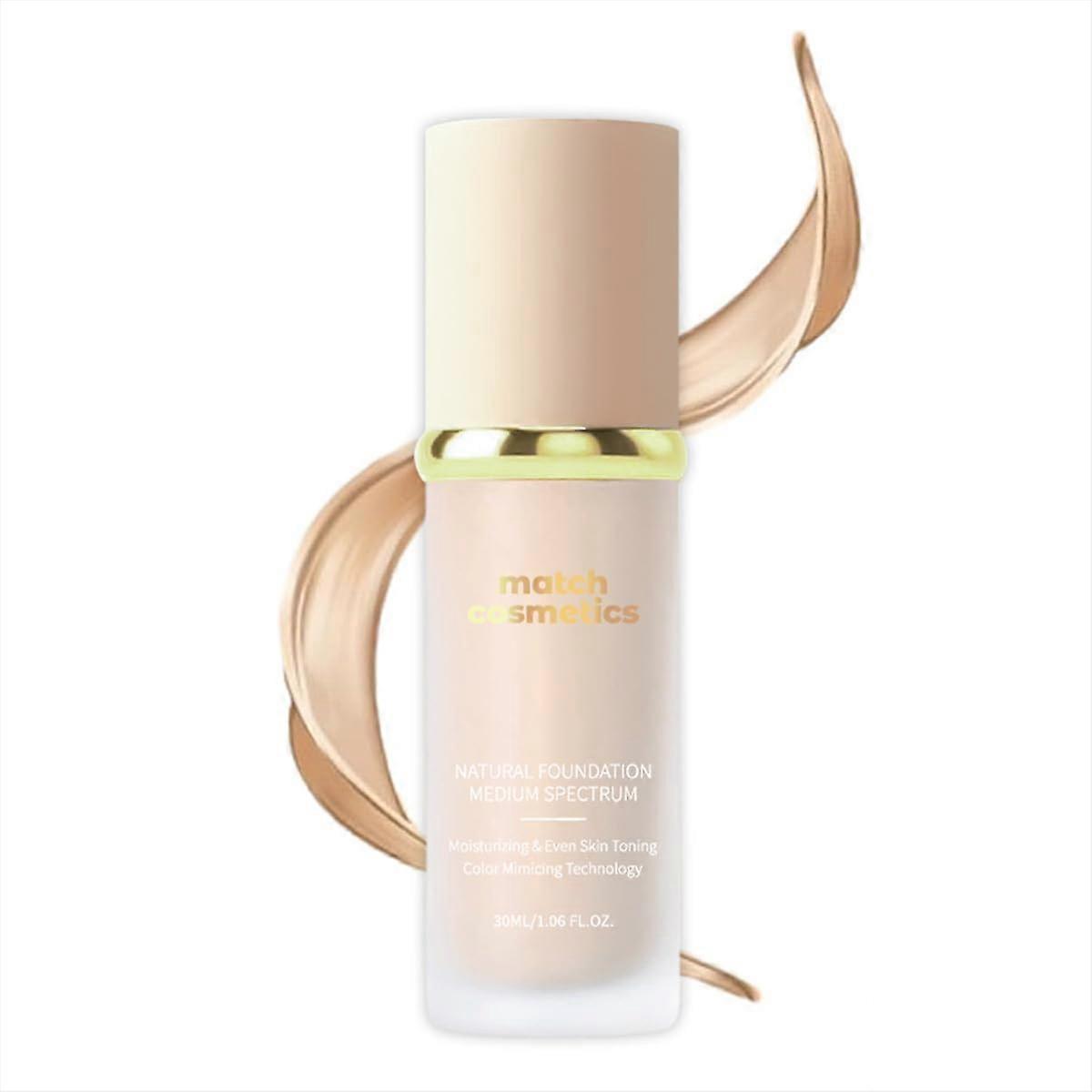 Colour Changing Foundation SPF50 Waterproof Hydrating Full Coverage BB Cream with Tone Adaptation